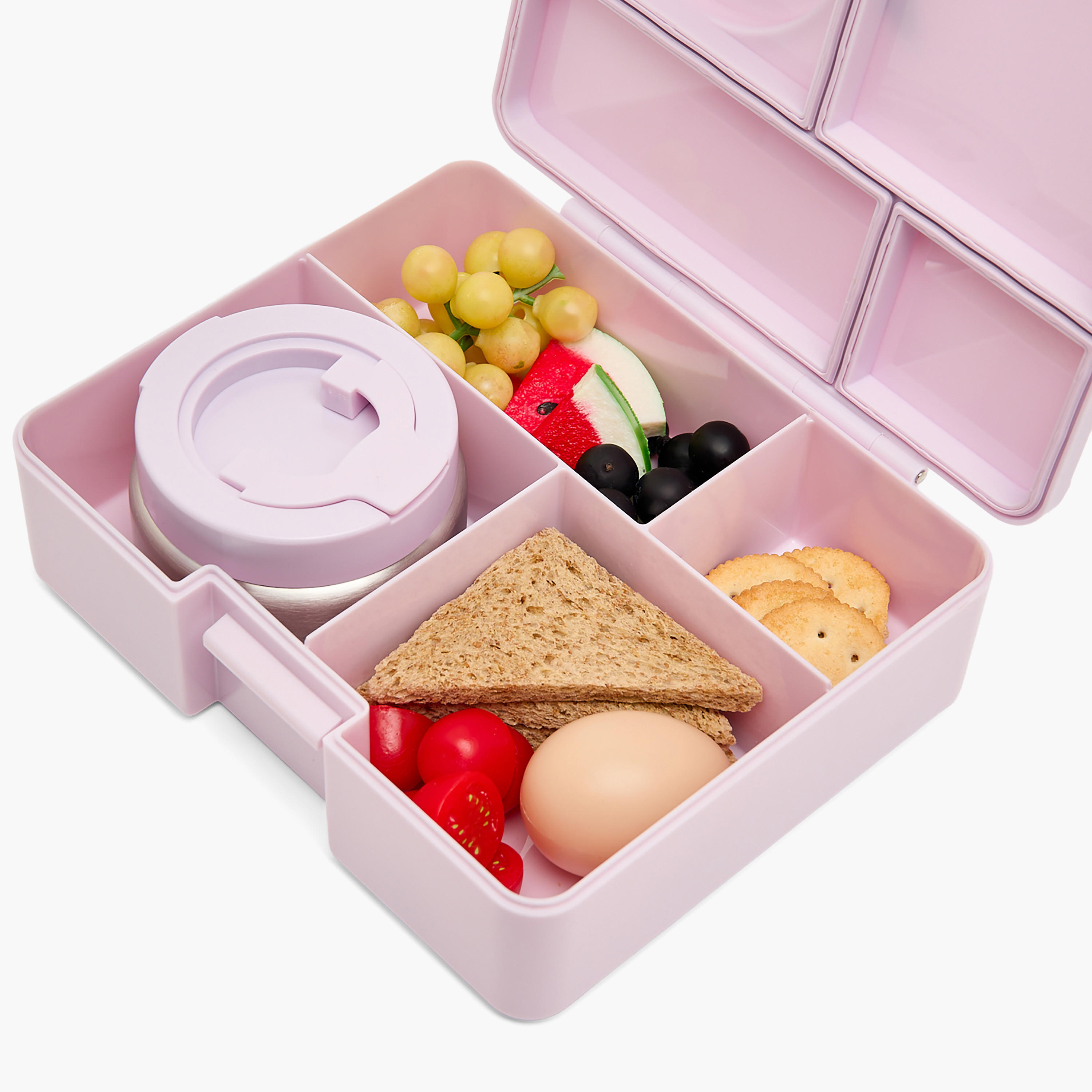 Toursun 4-Compartment Lunch Box for Kids with Food Jar and Cutlery-school-lunchessentials-lunchboxes-image-9