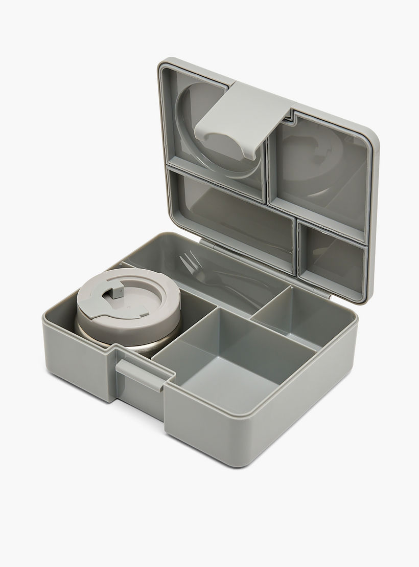 Toursun 4-Compartment Lunch Box for Kids with Food Jar and Cutlery-school-lunchessentials-lunchboxes-image-5