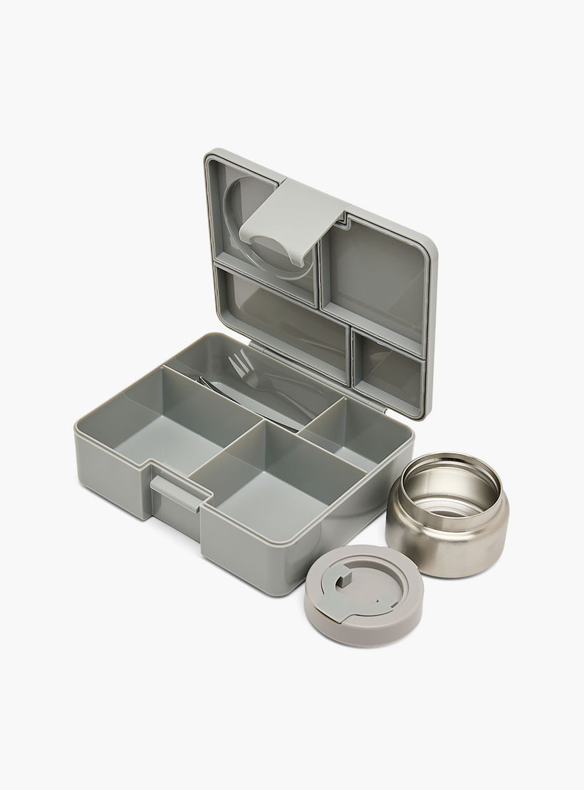 Toursun 4-Compartment Lunch Box for Kids with Food Jar and Cutlery-school-lunchessentials-lunchboxes-image-6