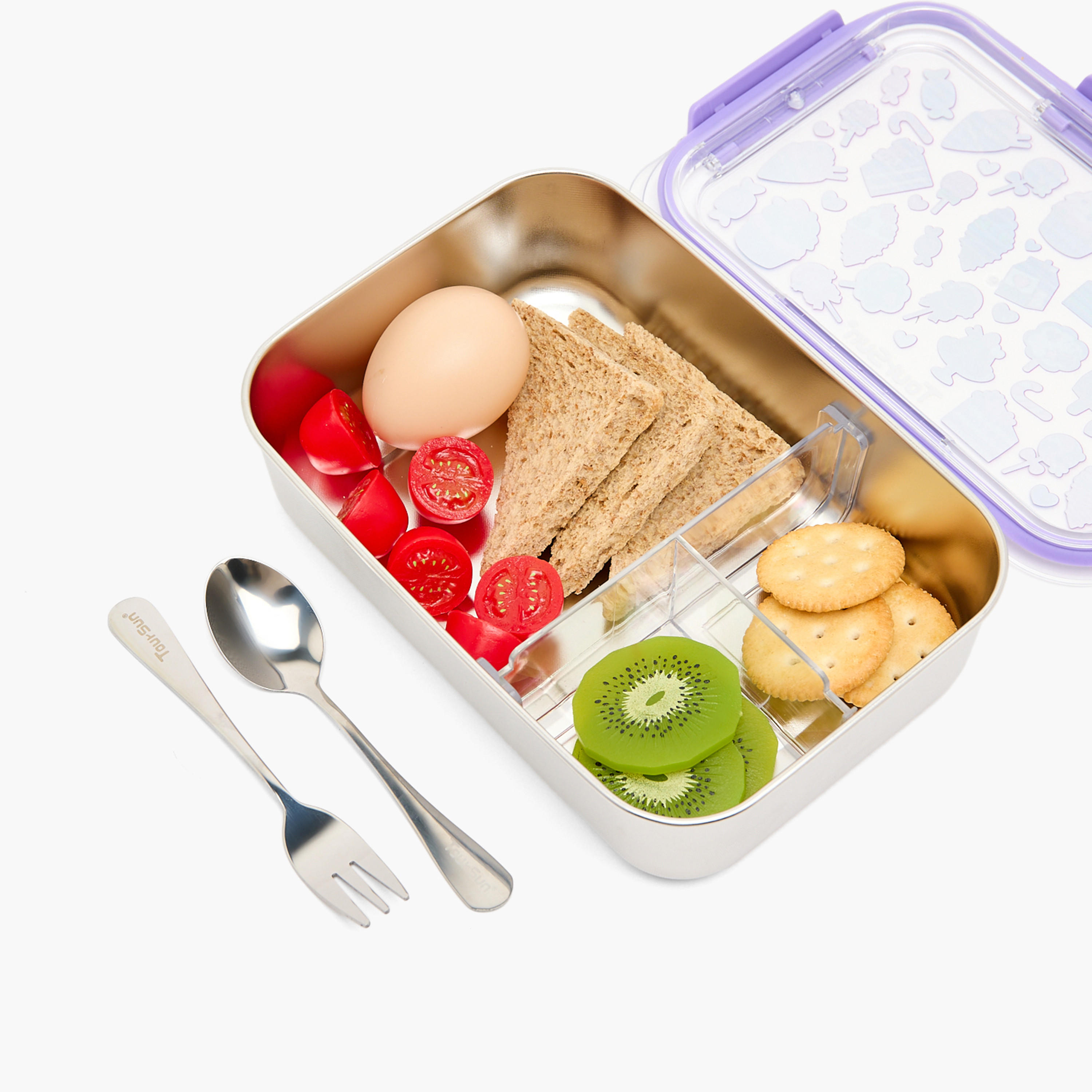 صندوق غداء بأقسام وطبعات آيس كريم للأطفال من تورسون - 1.2 لتر-school-lunchessentials-lunchboxes-image-10