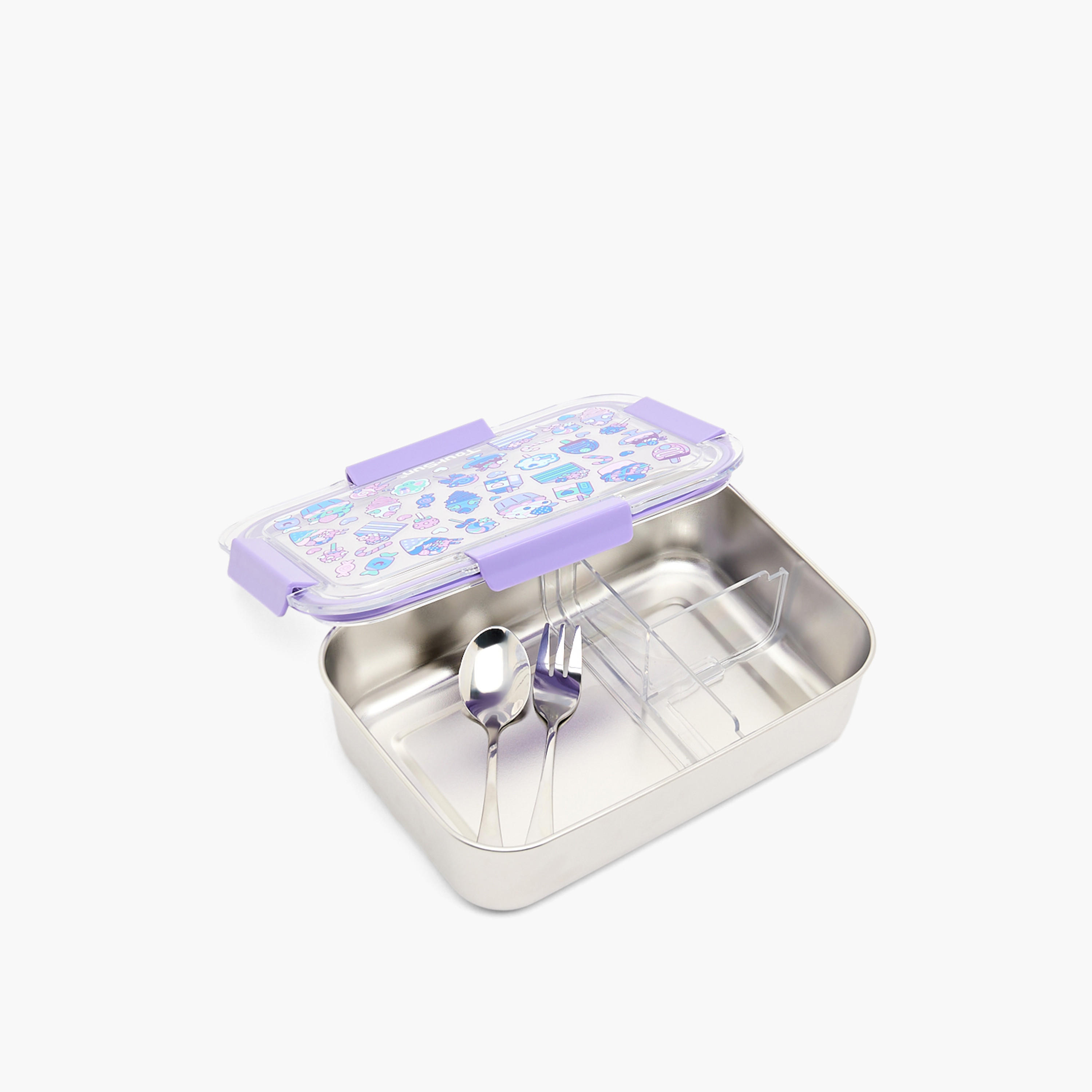 صندوق غداء بأقسام وطبعات آيس كريم للأطفال من تورسون - 1.2 لتر-school-lunchessentials-lunchboxes-image-5
