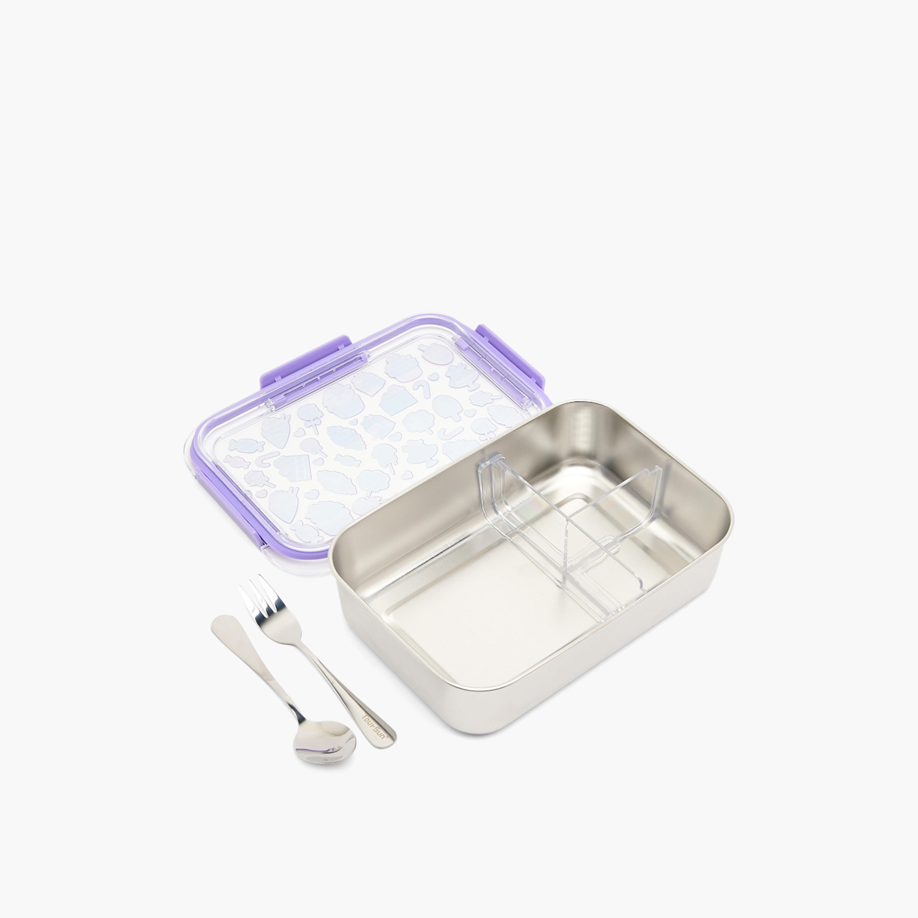 صندوق غداء بأقسام وطبعات آيس كريم للأطفال من تورسون - 1.2 لتر-school-lunchessentials-lunchboxes-image-6