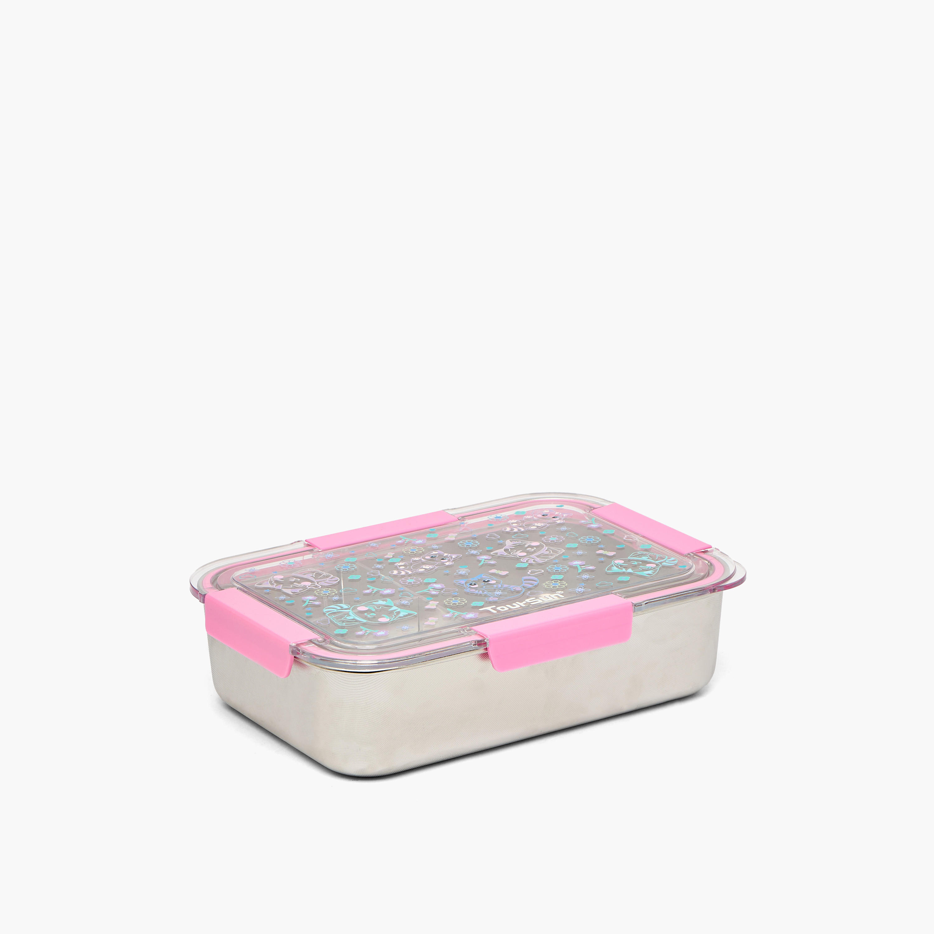 Toursun Cat Print Lunch Box for Kids with 3 Compartments-school-lunchessentials-lunchboxes-image-10