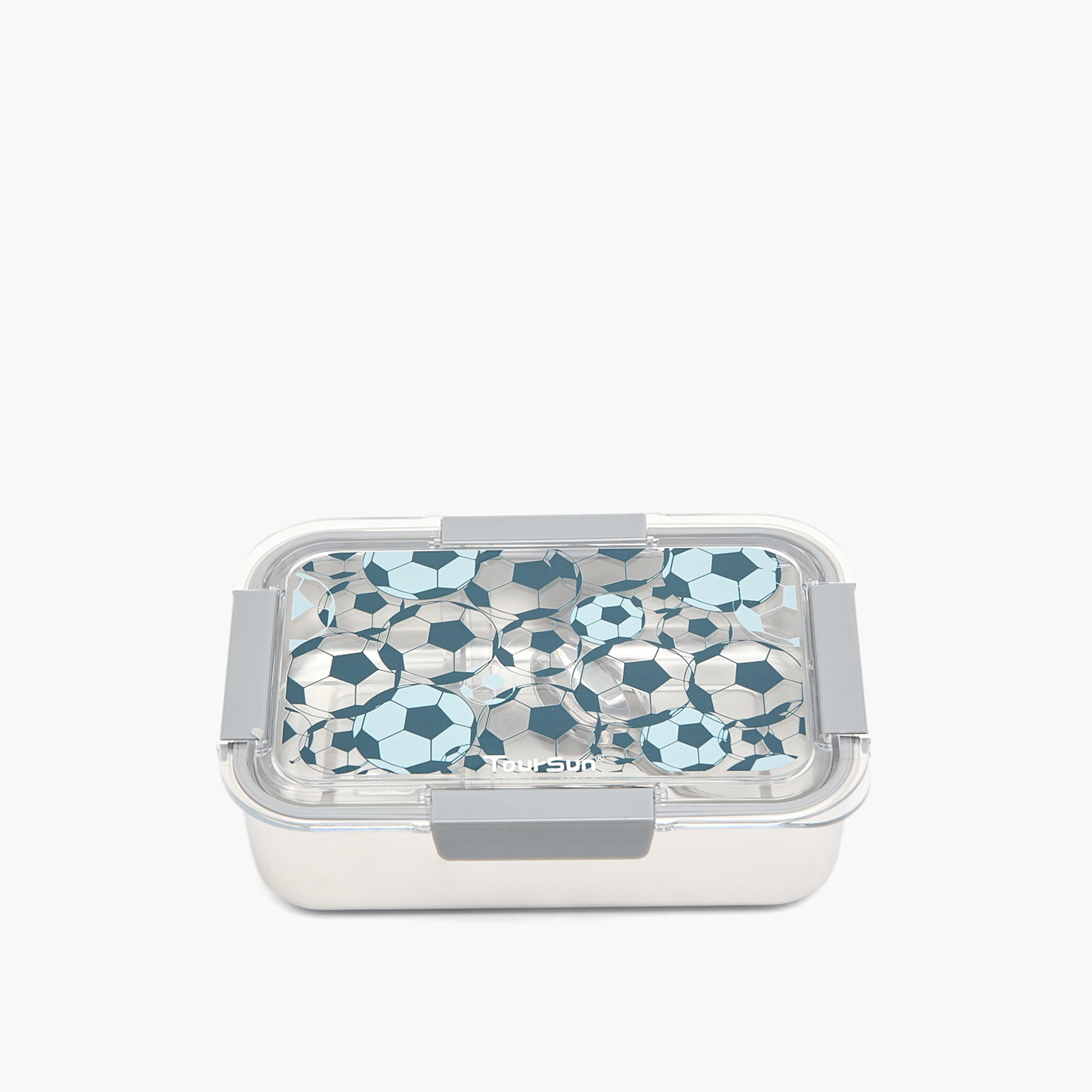 Toursun Football Print Lunch Box for Kids with Compartments - 1.2 L-school-lunchessentials-lunchboxes-image-1