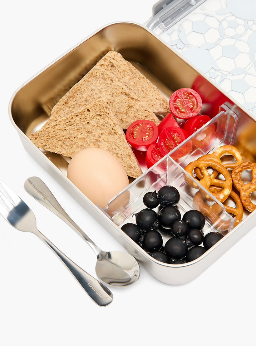 Toursun Football Print Lunch Box for Kids with Compartments - 1.2 L-school-lunchessentials-lunchboxes-image-10