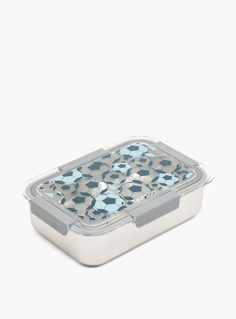 Toursun Football Print Lunch Box for Kids with Compartments - 1.2 L-school-lunchessentials-lunchboxes-image-11