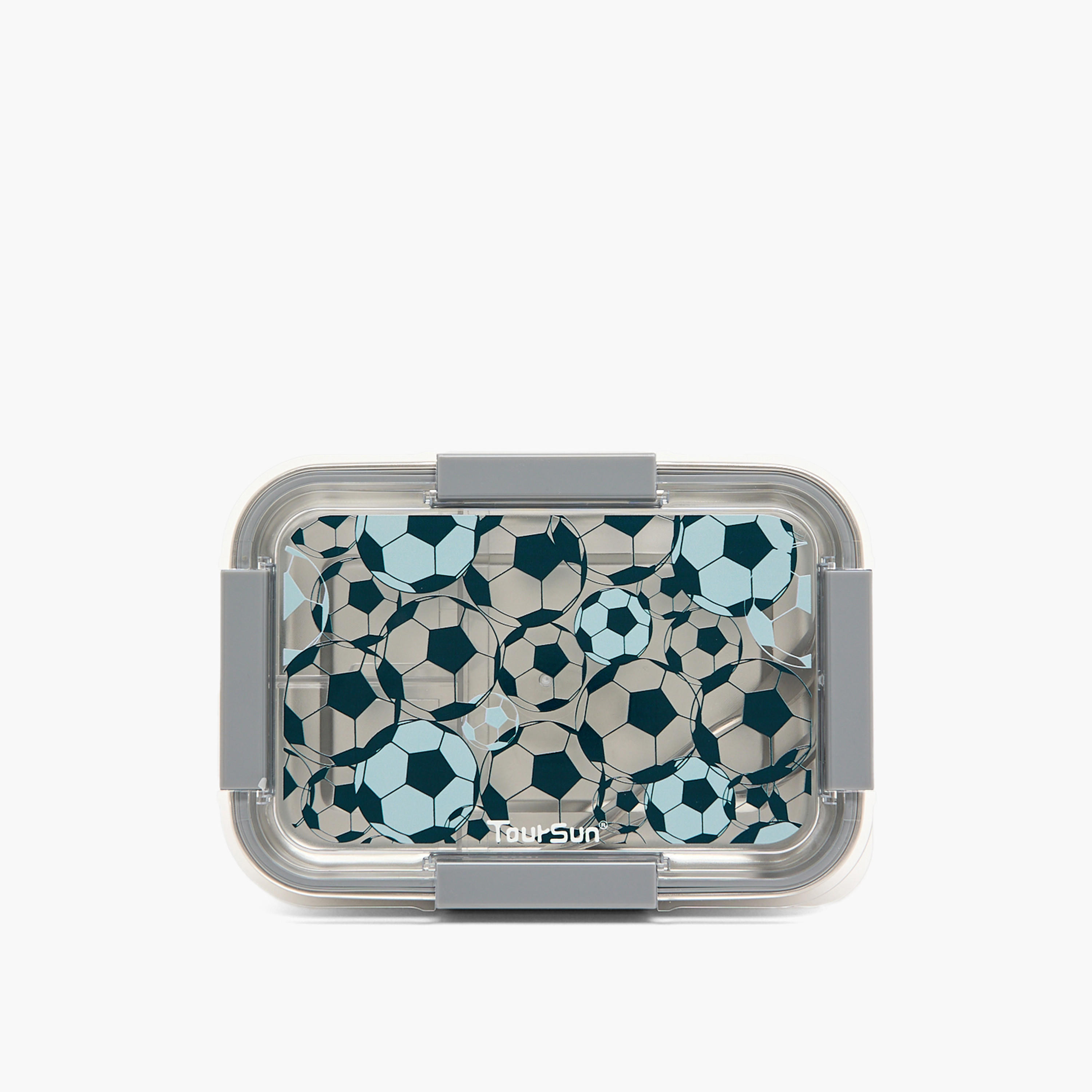 Toursun Football Print Lunch Box for Kids with Compartments - 1.2 L-school-lunchessentials-lunchboxes-image-3