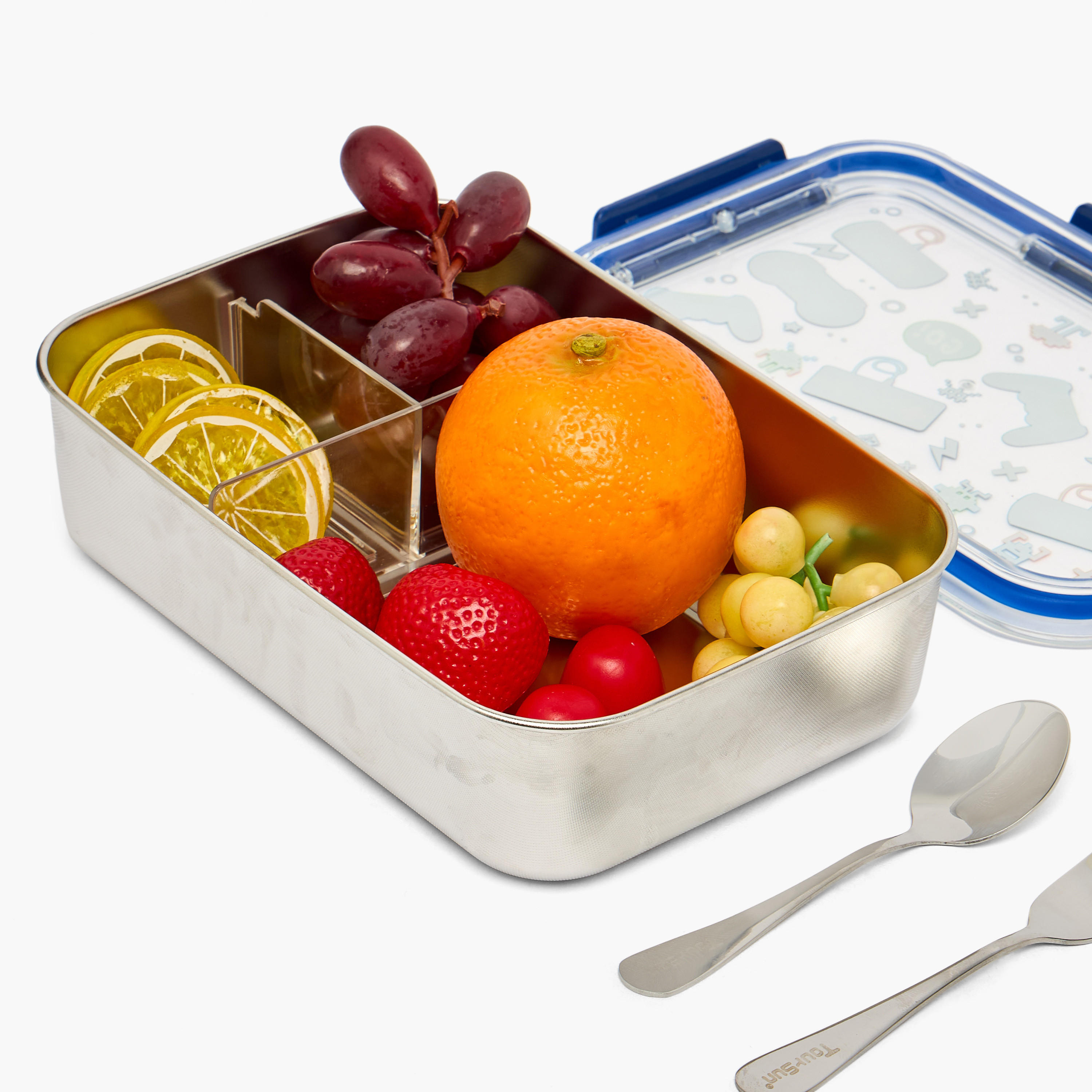 Toursun Gamer Print Lunch Box for Kids with 3 Compartments-school-lunchessentials-lunchboxes-image-10