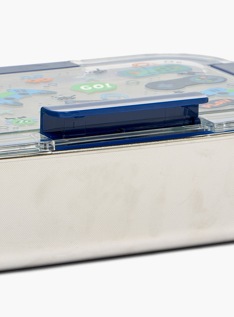 Toursun Gamer Print Lunch Box for Kids with 3 Compartments-school-lunchessentials-lunchboxes-image-7