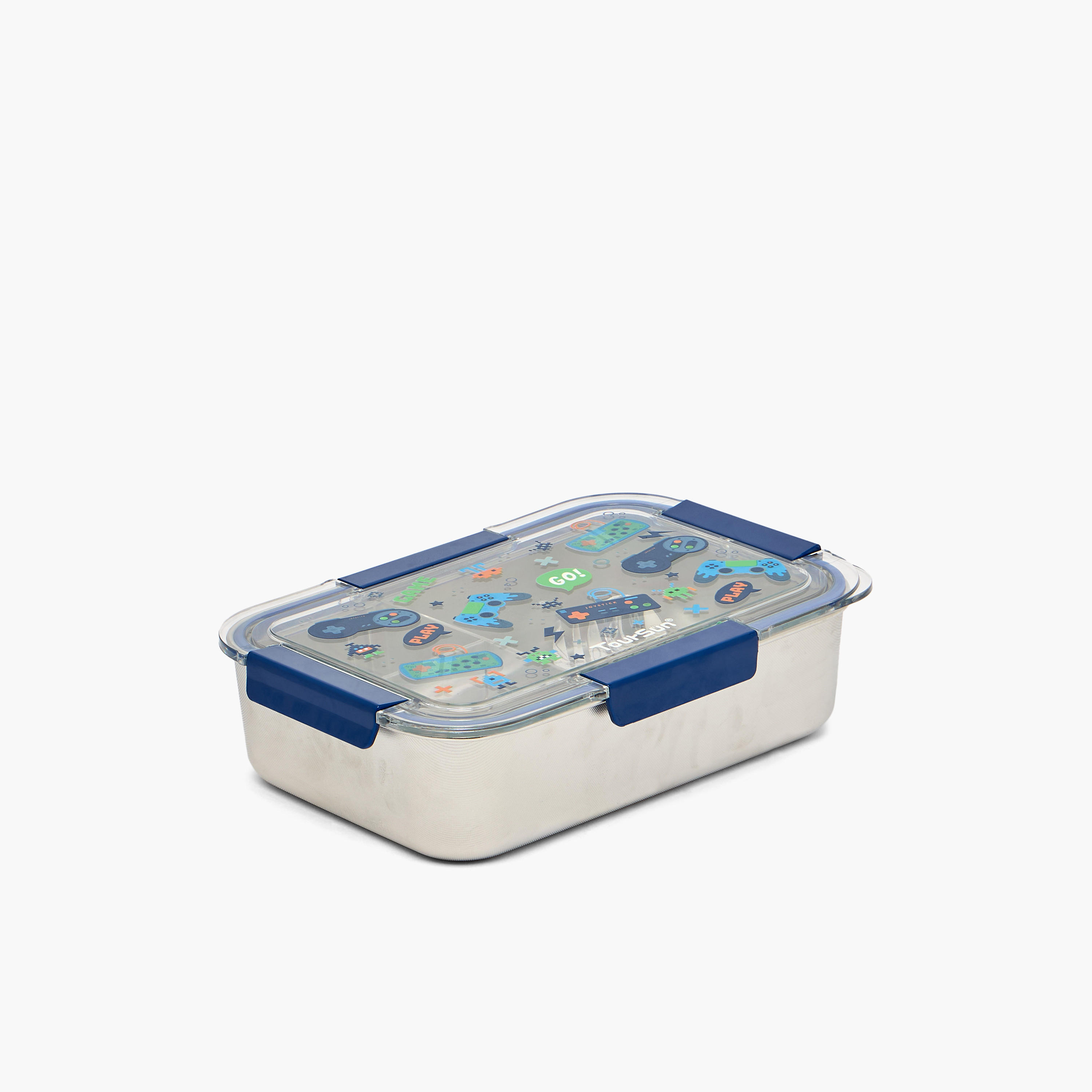 Toursun Gamer Print Lunch Box for Kids with 3 Compartments-school-lunchessentials-lunchboxes-image-9