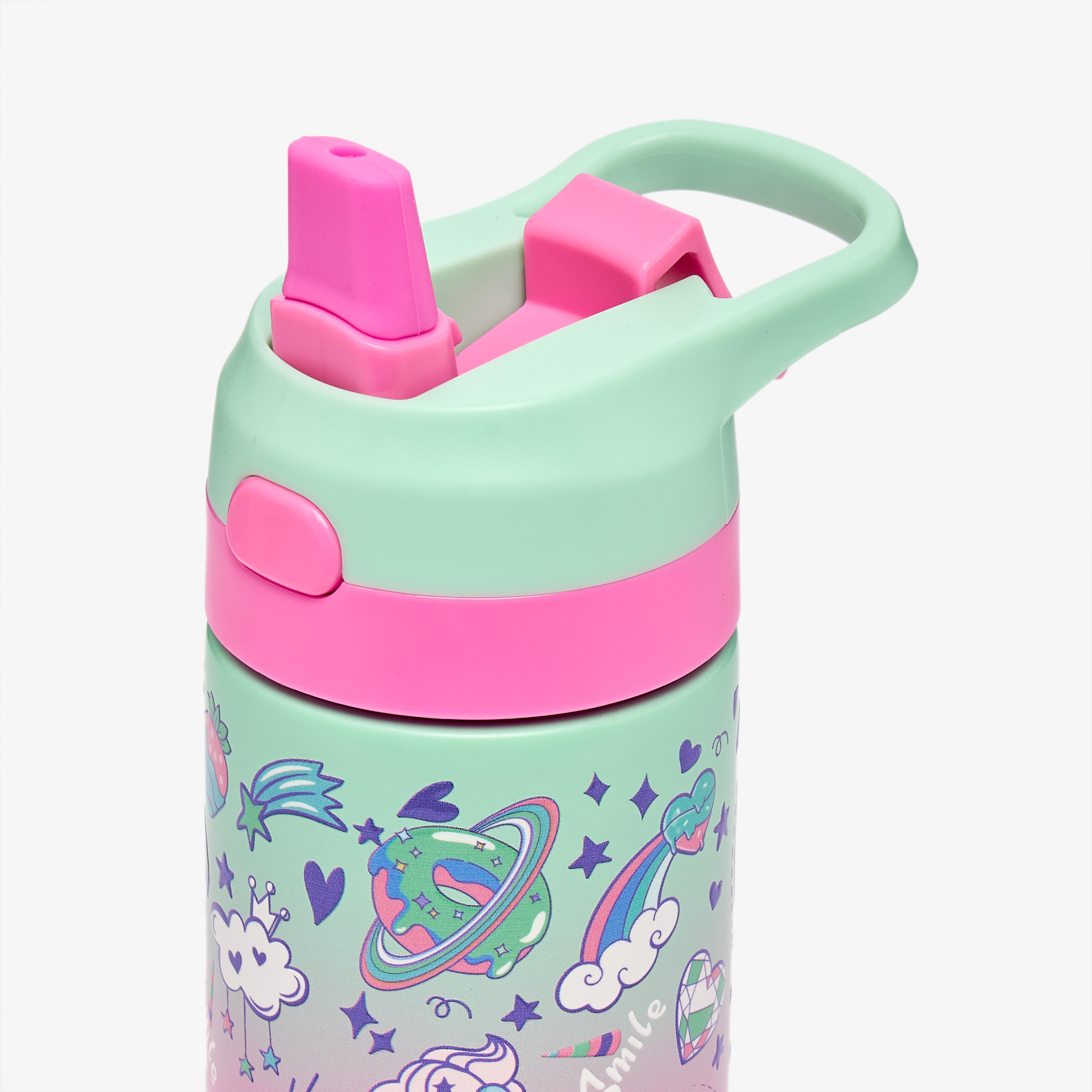 قارورة مياه ستانلس ستيل بطبعات يونيكورن مع فوّهة - 320 مل-school-waterbottles-image-6