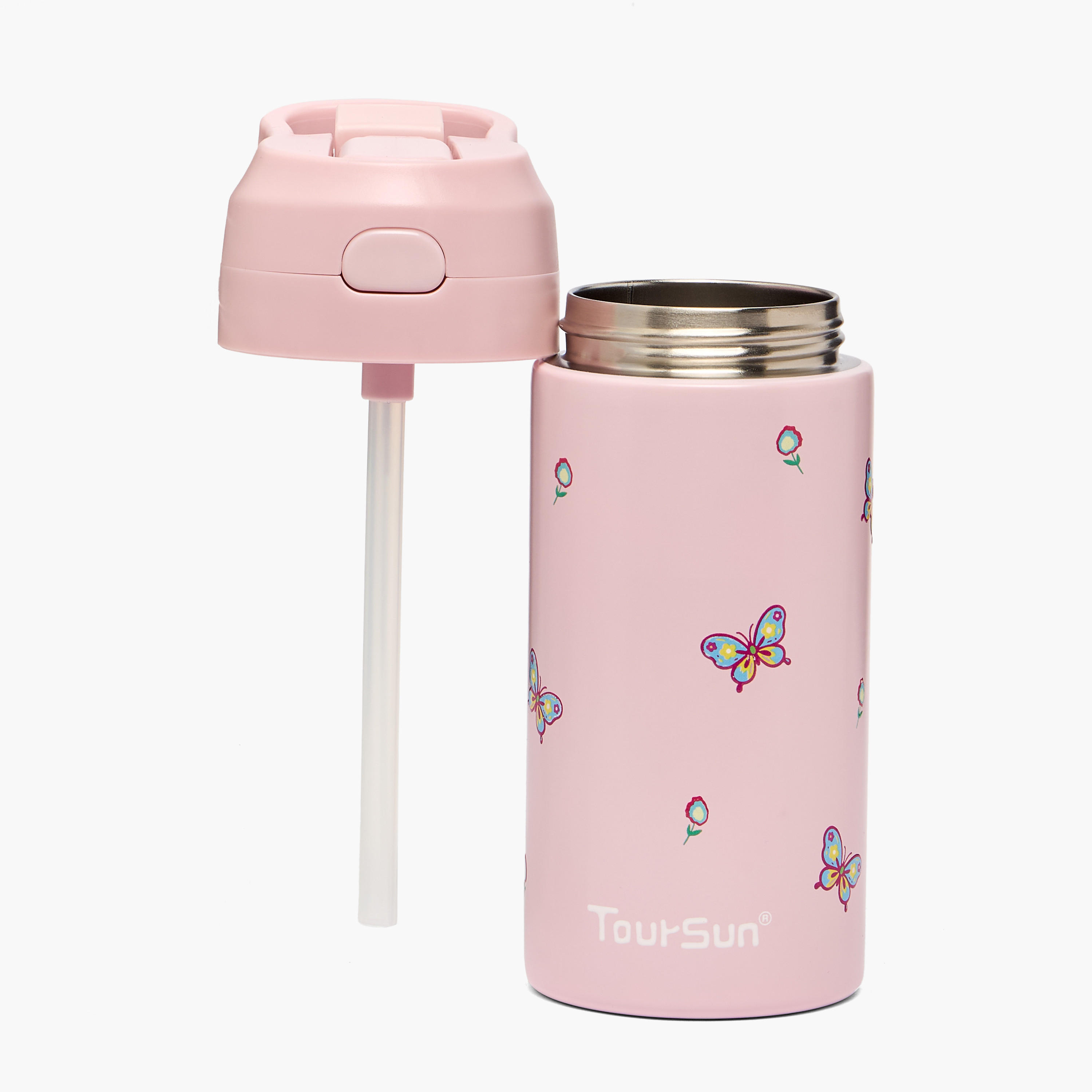 قارورة مياه بطبعات مع قشّة من تورسون - 320 مل-school-waterbottles-image-2