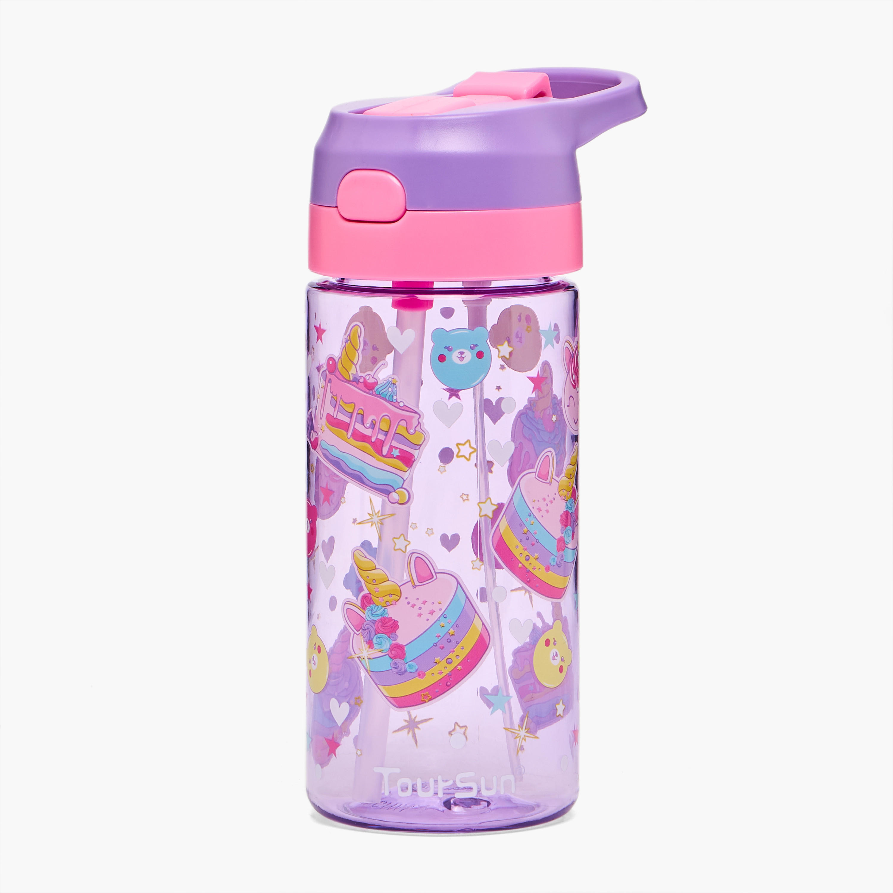 قارورة مياه بطبعات مع فوّهة وبخاخ من تورسون - 500 مل-school-waterbottles-image-1