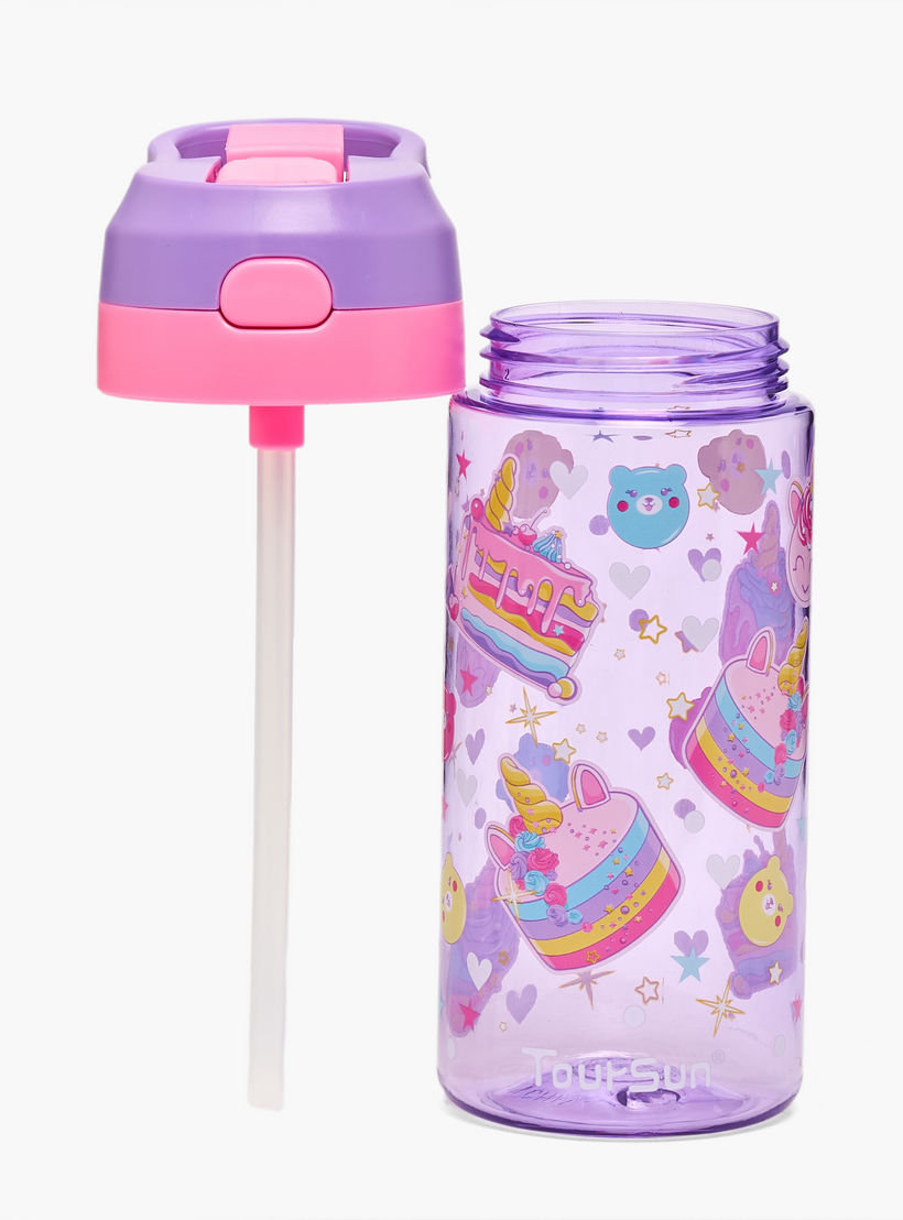 قارورة مياه بطبعات مع فوّهة وبخاخ من تورسون - 500 مل-school-waterbottles-image-2