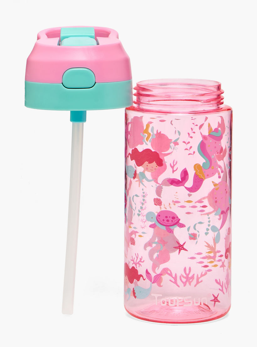 قارورة مياه بطبعات يونيكورن مع فوّهة وبخاخ من تورسون - 500 مل-school-waterbottles-image-2