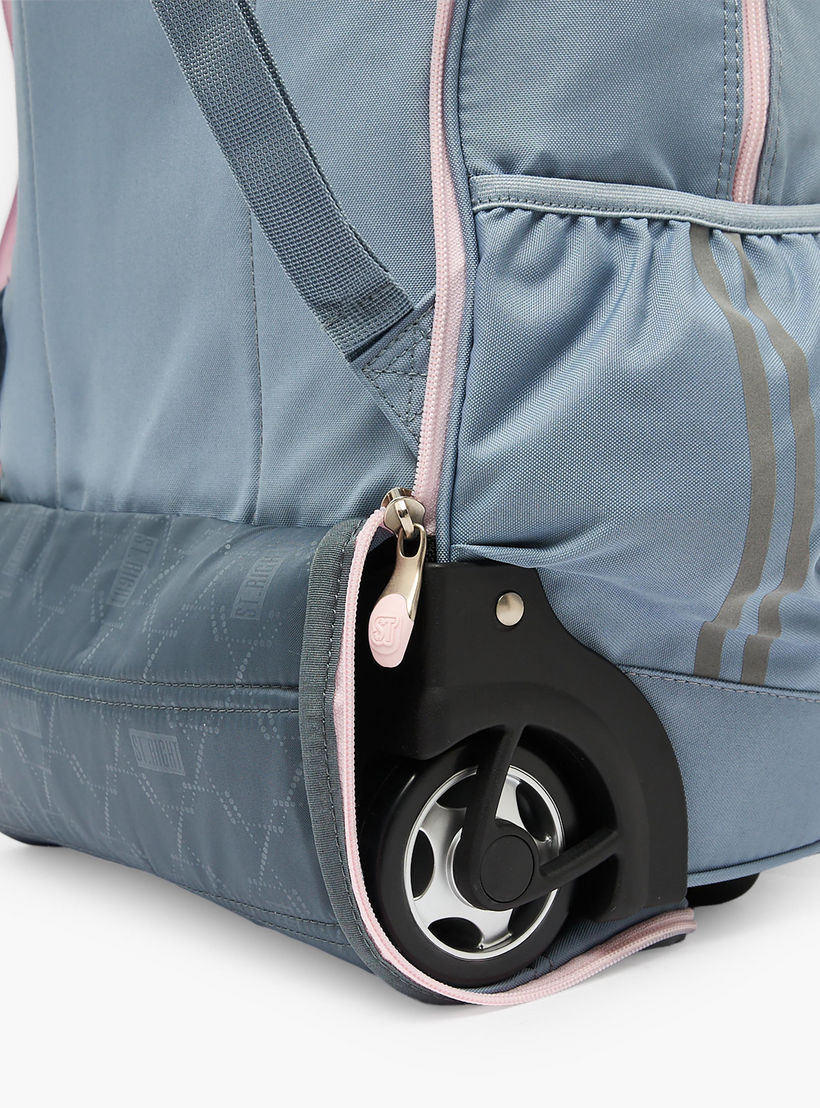St.Right Heart Print Trolley Backpack for Girls 8-13 Years with Retractable Handle - 18 inches-school-bagsandbackpacks-trolleybags-image-14