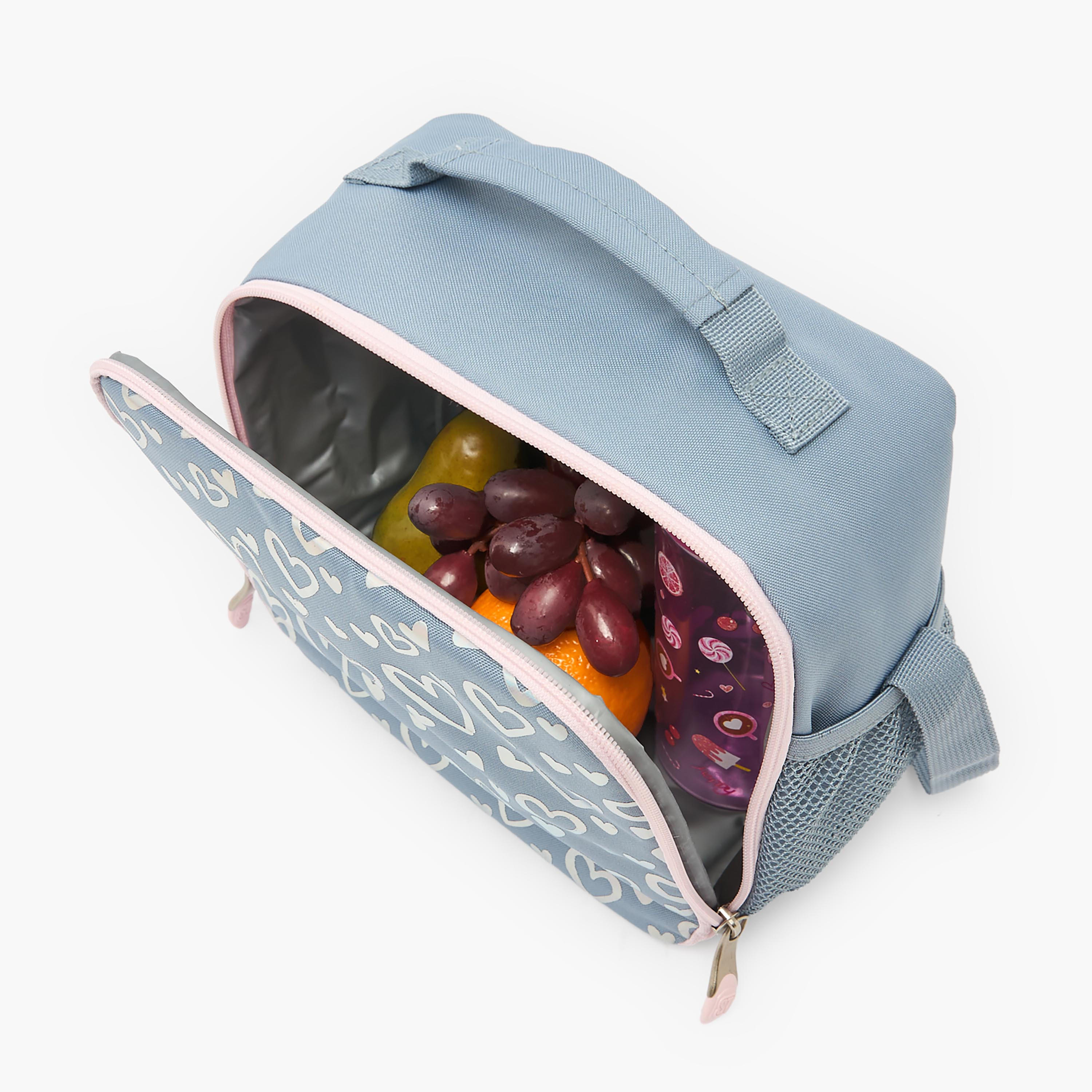 St.Right Heart Print Lunch Bag for Girls 8-13 Years with Adjustable Strap-school-lunchessentials-lunchbags-image-4