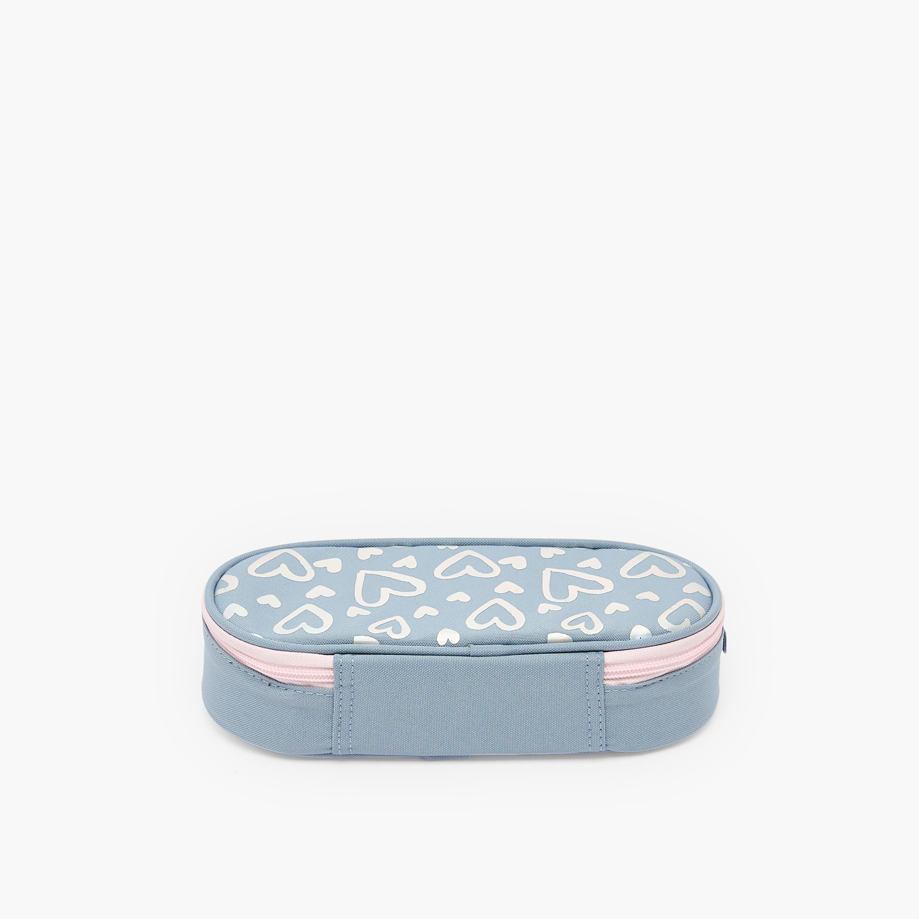 St.Right Heart Print Pencil Case with Zip Closure-school-stationery-pencilcases-image-5