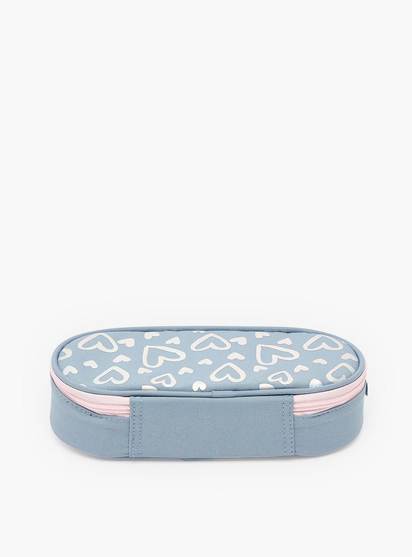 St.Right Heart Print Pencil Case with Zip Closure-school-stationery-pencilcases-image-5