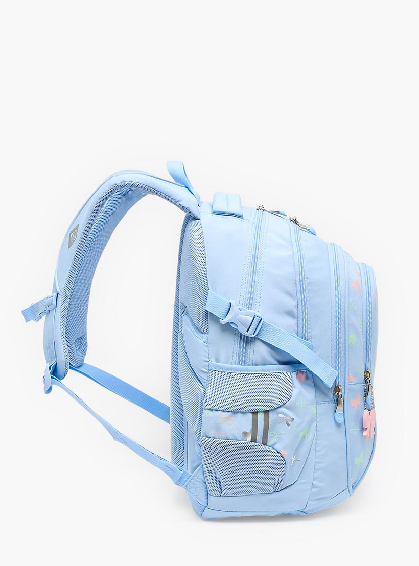 شنطة ظهر للبنات 8-13 سنة بأحزمة مبطنة وطبعات - 18 بوصة-school-bagsandbackpacks-backpacks-image-10