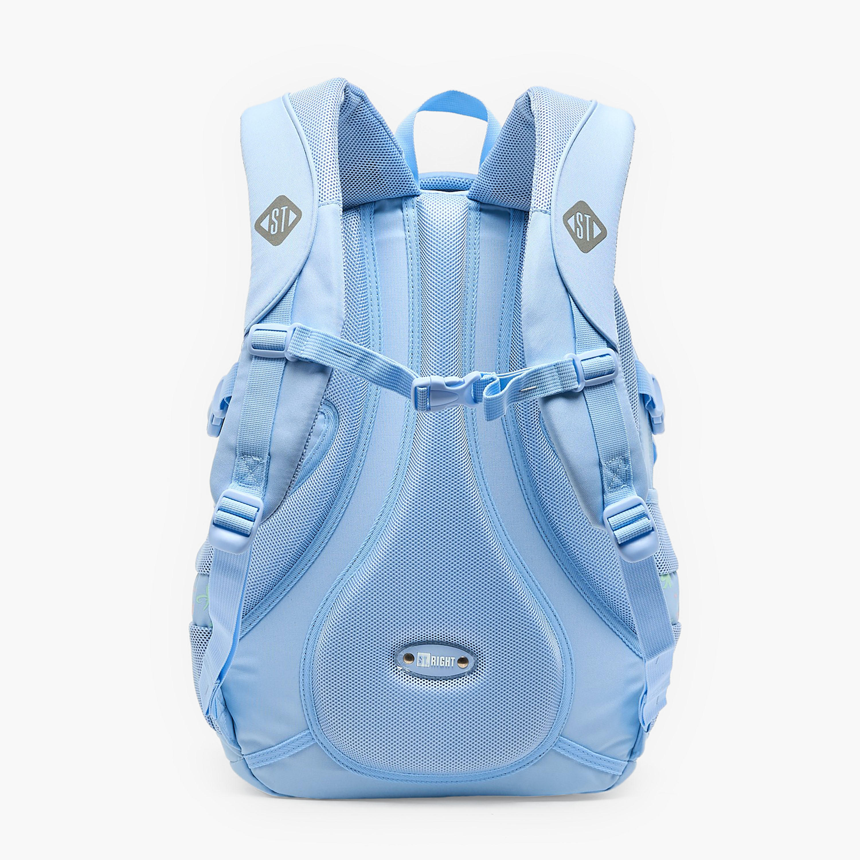 شنطة ظهر للبنات 8-13 سنة بأحزمة مبطنة وطبعات - 18 بوصة-school-bagsandbackpacks-backpacks-image-11