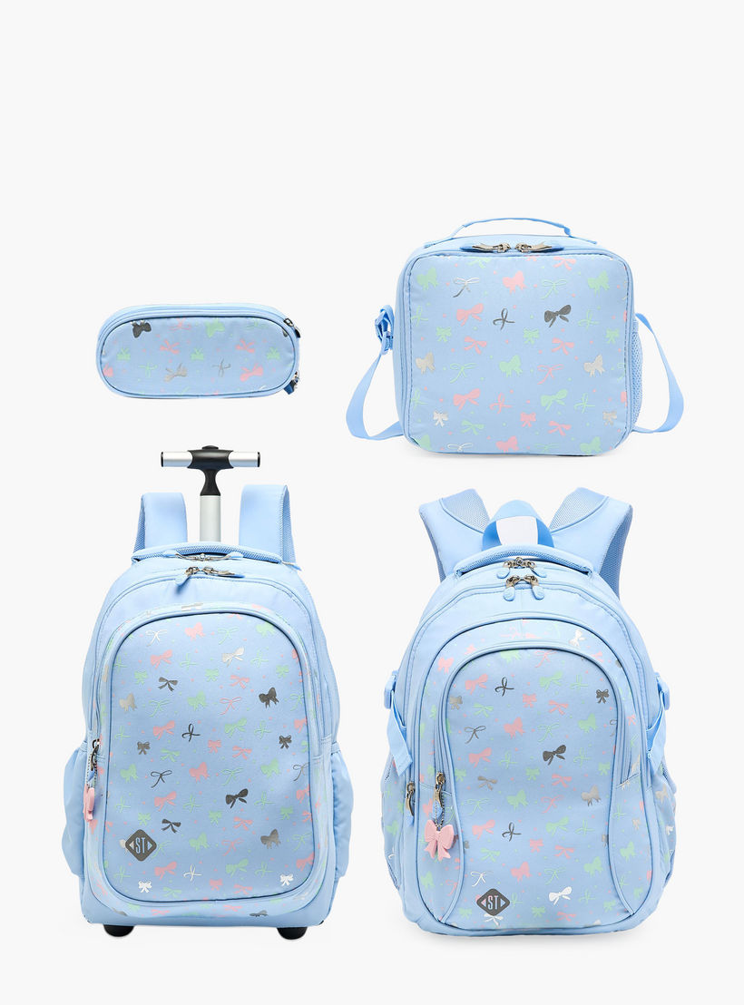 شنطة ظهر للبنات 8-13 سنة بأحزمة مبطنة وطبعات - 18 بوصة-school-bagsandbackpacks-backpacks-image-12