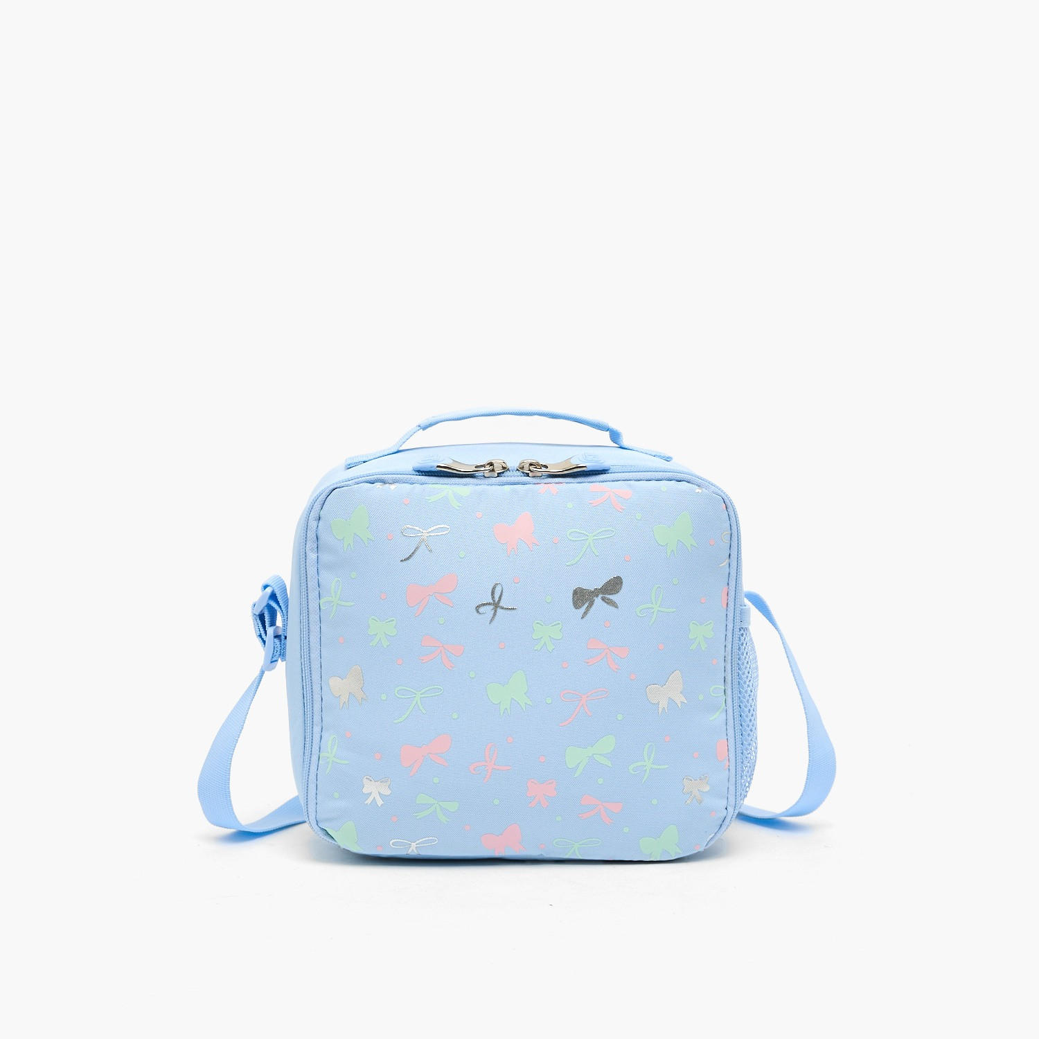 St.Right Bow Print Lunch Bag for Girls 8-13 Years with Adjustable Strap-school-lunchessentials-lunchbags-image-1
