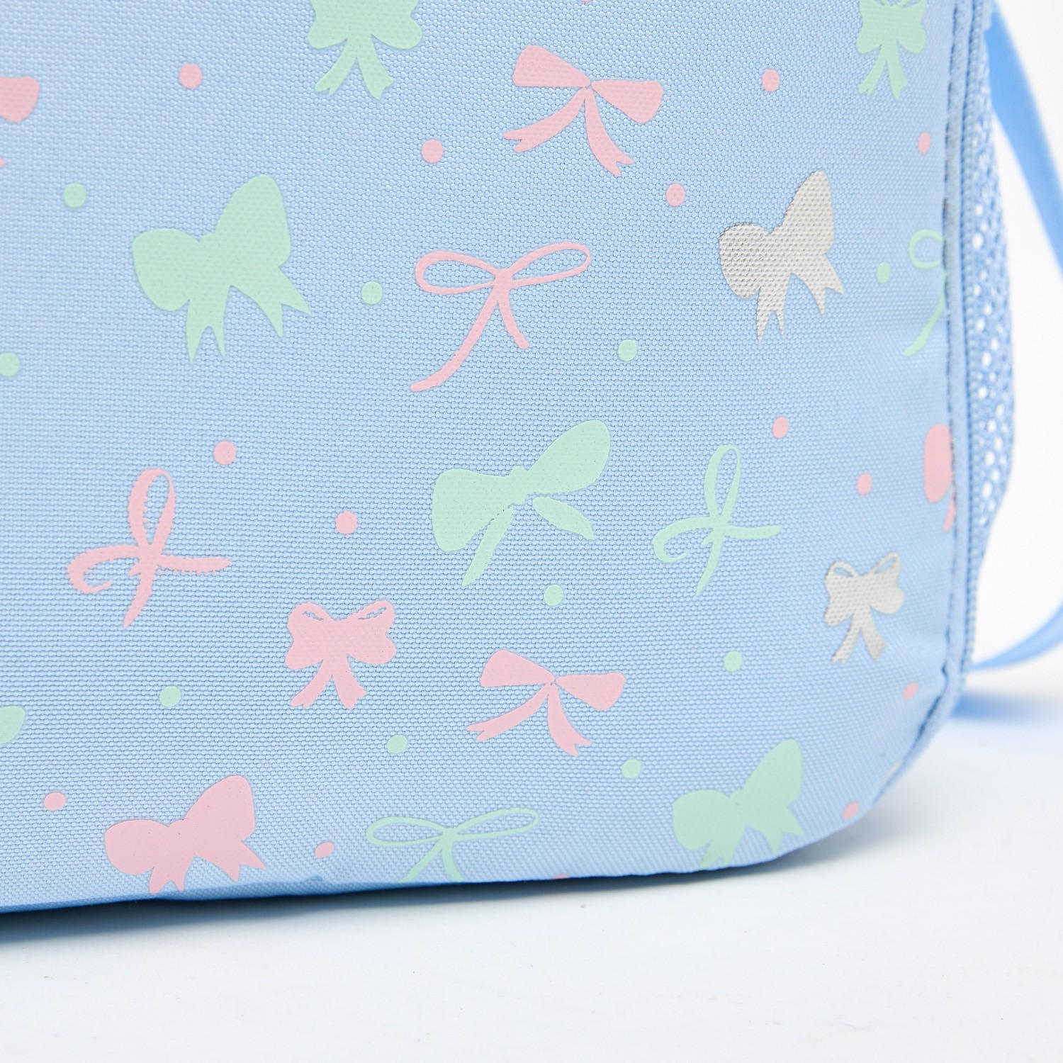 St.Right Bow Print Lunch Bag for Girls 8-13 Years with Adjustable Strap-school-lunchessentials-lunchbags-image-5