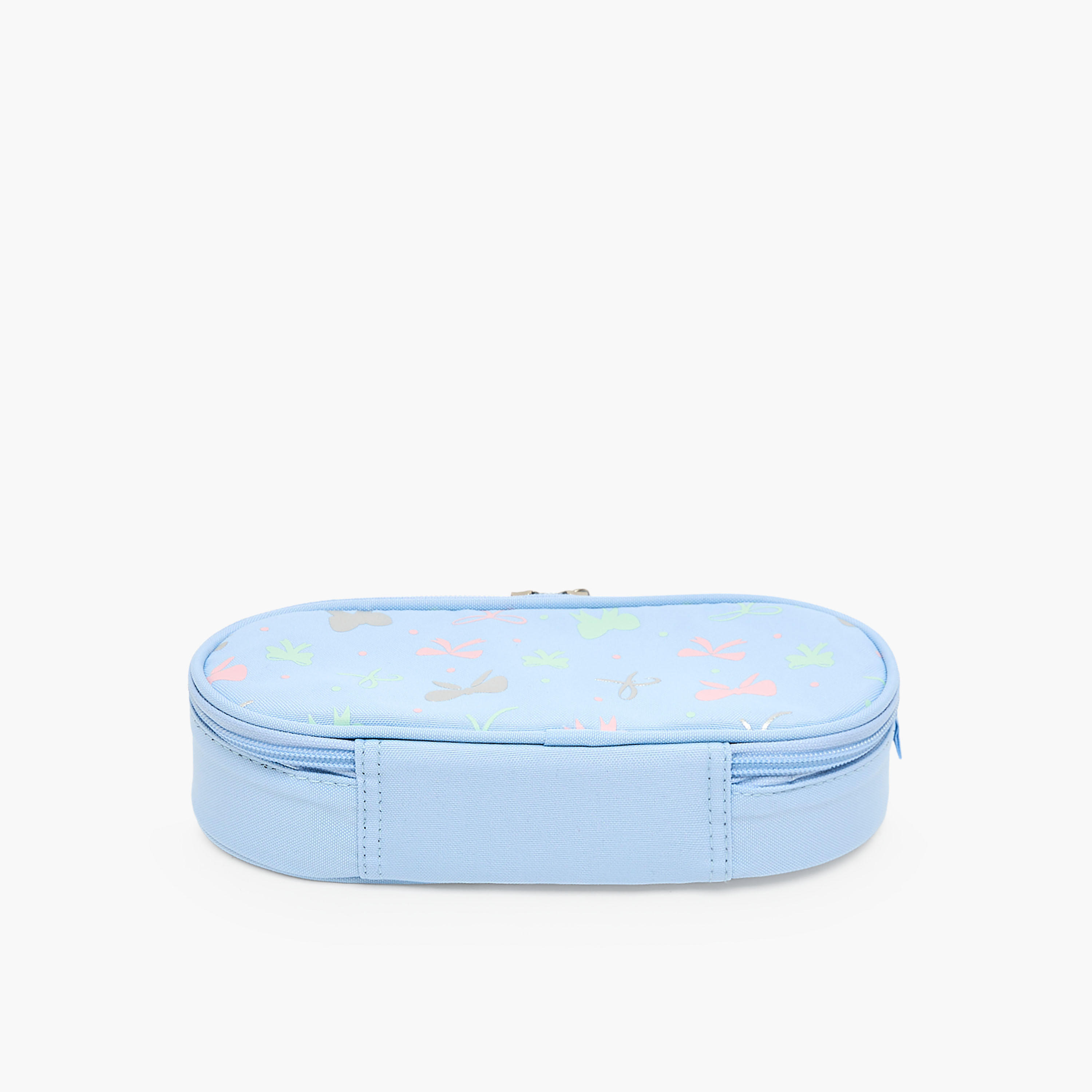 St.Right Bow Print Pencil Pouch with Zip Closure-school-stationery-pencilcases-image-2