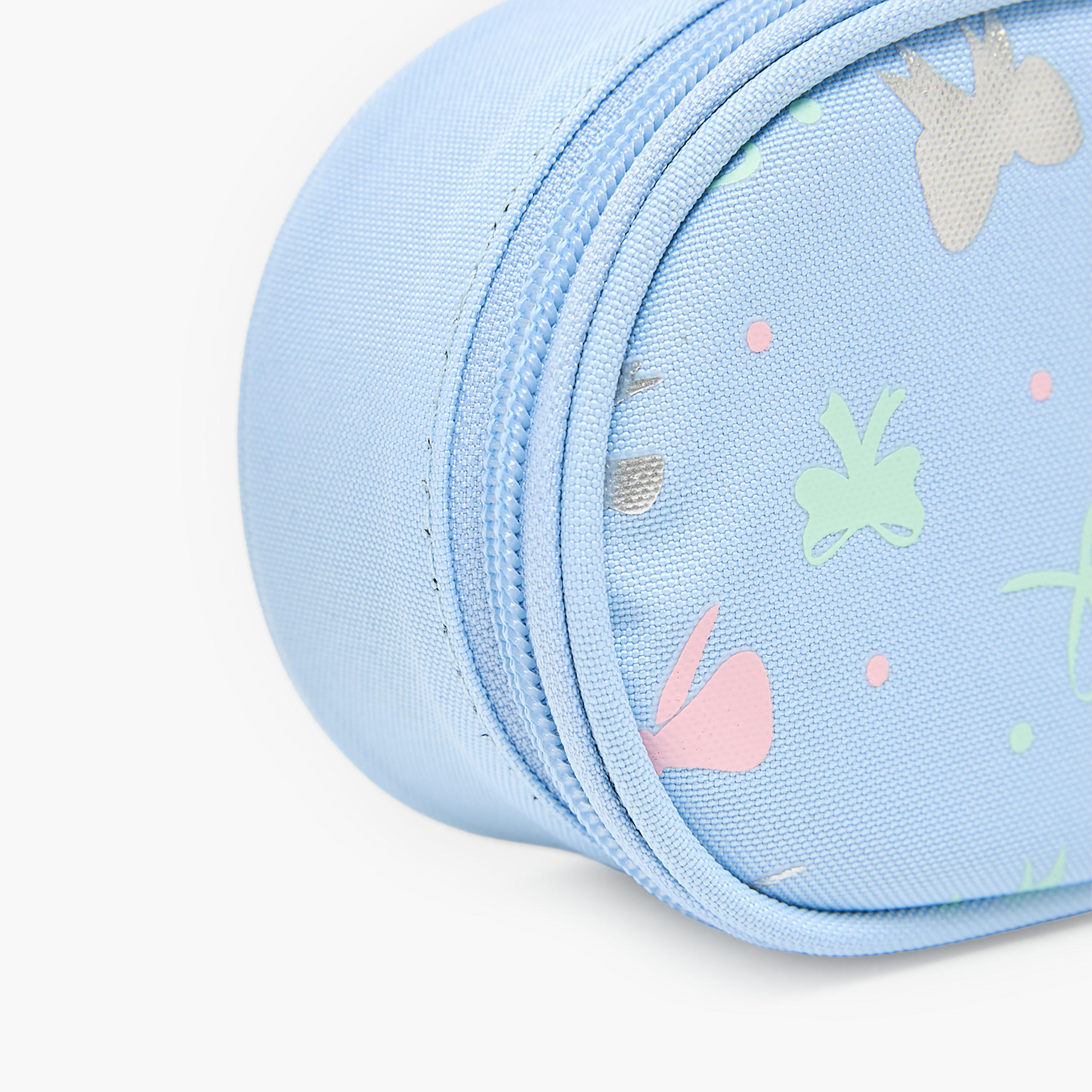 St.Right Bow Print Pencil Pouch with Zip Closure-school-stationery-pencilcases-image-5