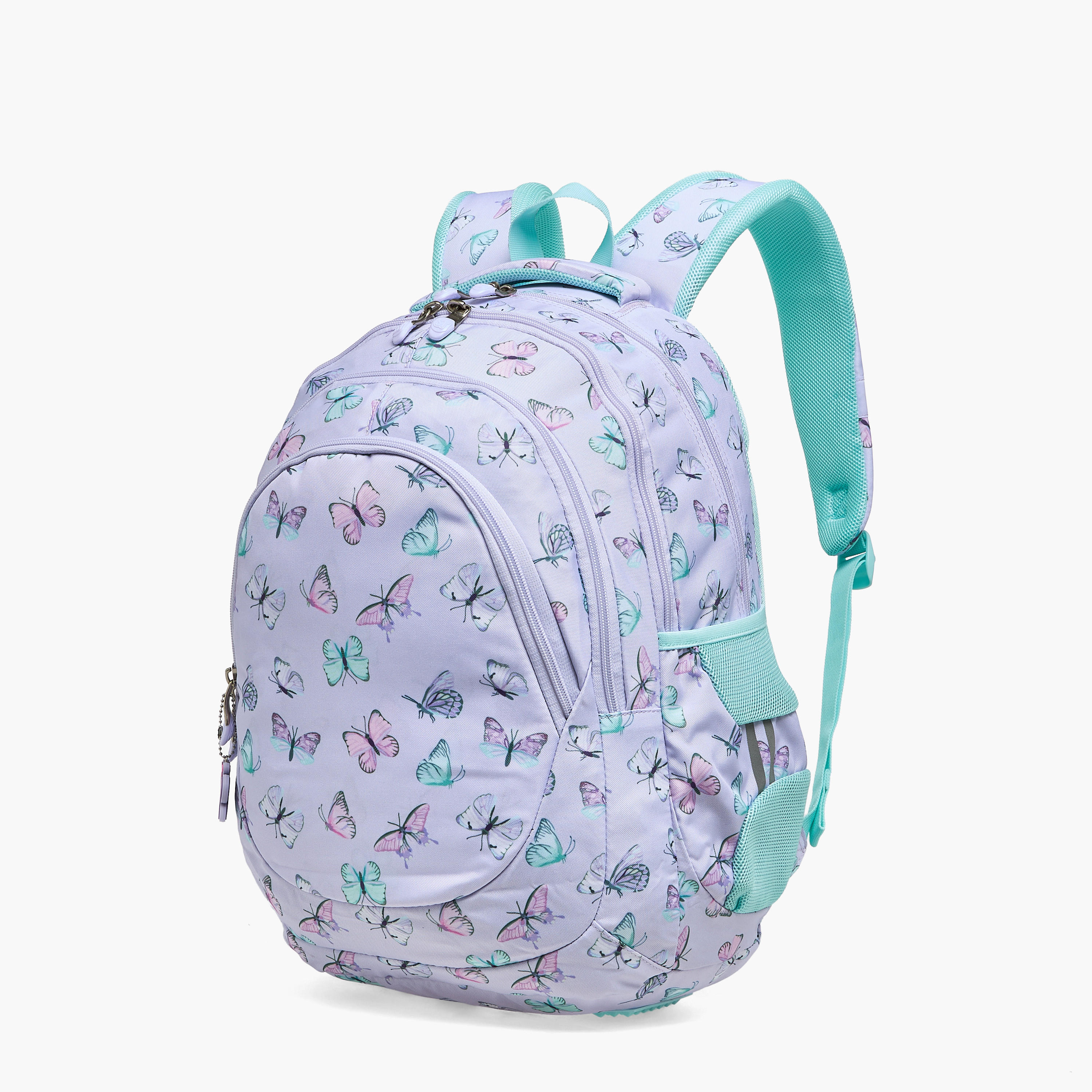 St.Right Butterfly Print Backpack for Girls 8-13 Years with Laptop Compartment - 18 inches-school-bagsandbackpacks-backpacks-image-5