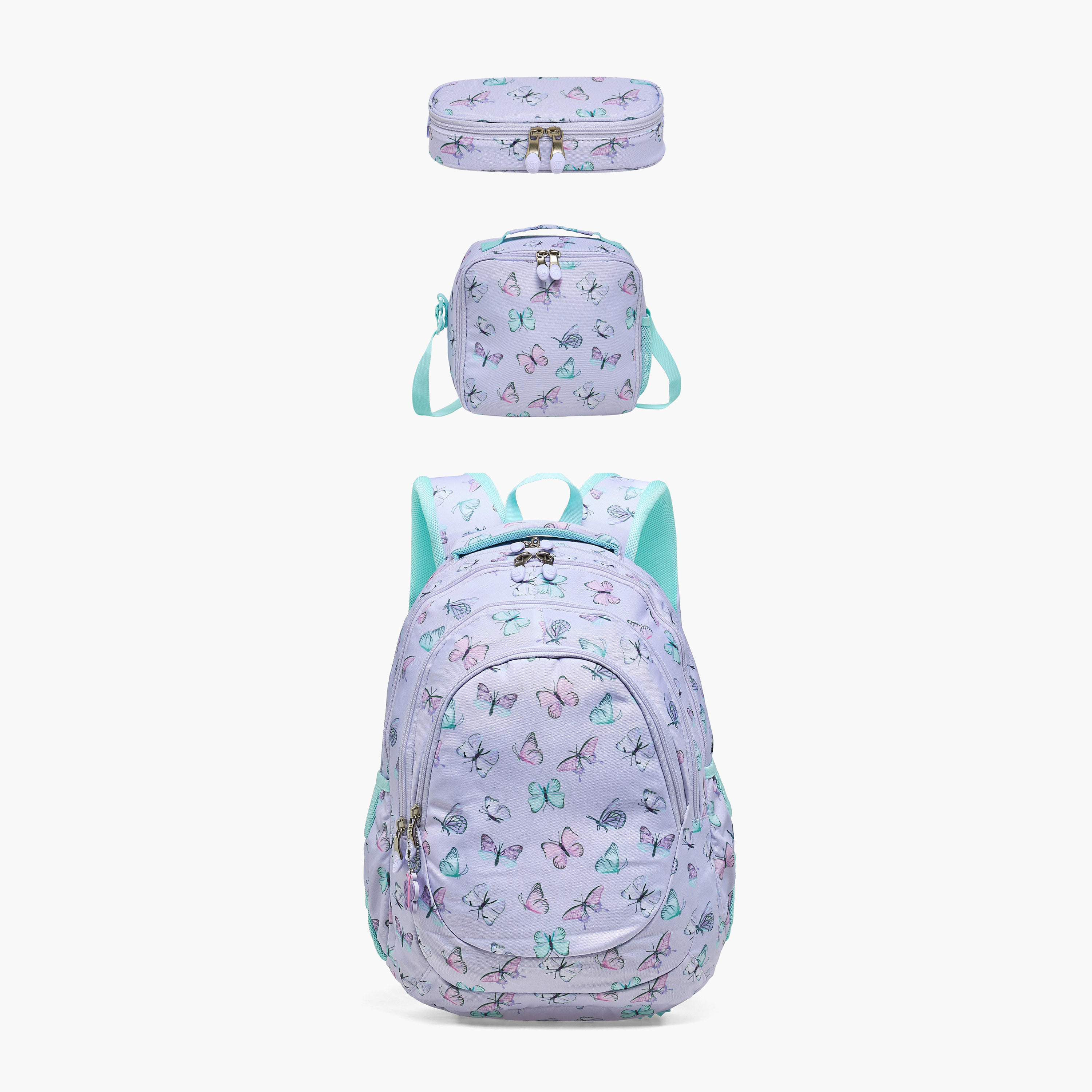 St.Right Butterfly Print Backpack for Girls 8-13 Years with Laptop Compartment - 18 inches-school-bagsandbackpacks-backpacks-image-8