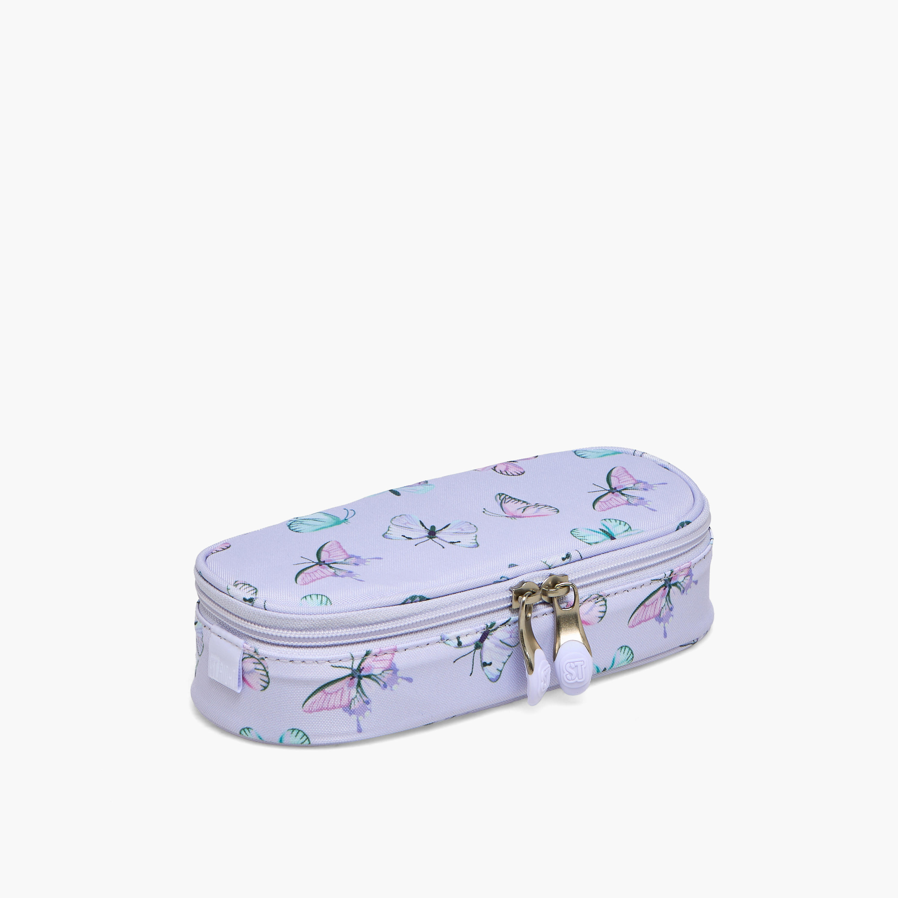 St.Right Butterfly Print Pencil Pouch with Zip Closure-school-stationery-pencilcases-image-3