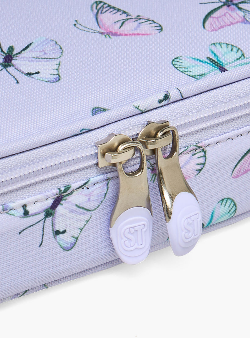 St.Right Butterfly Print Pencil Pouch with Zip Closure-school-stationery-pencilcases-image-5