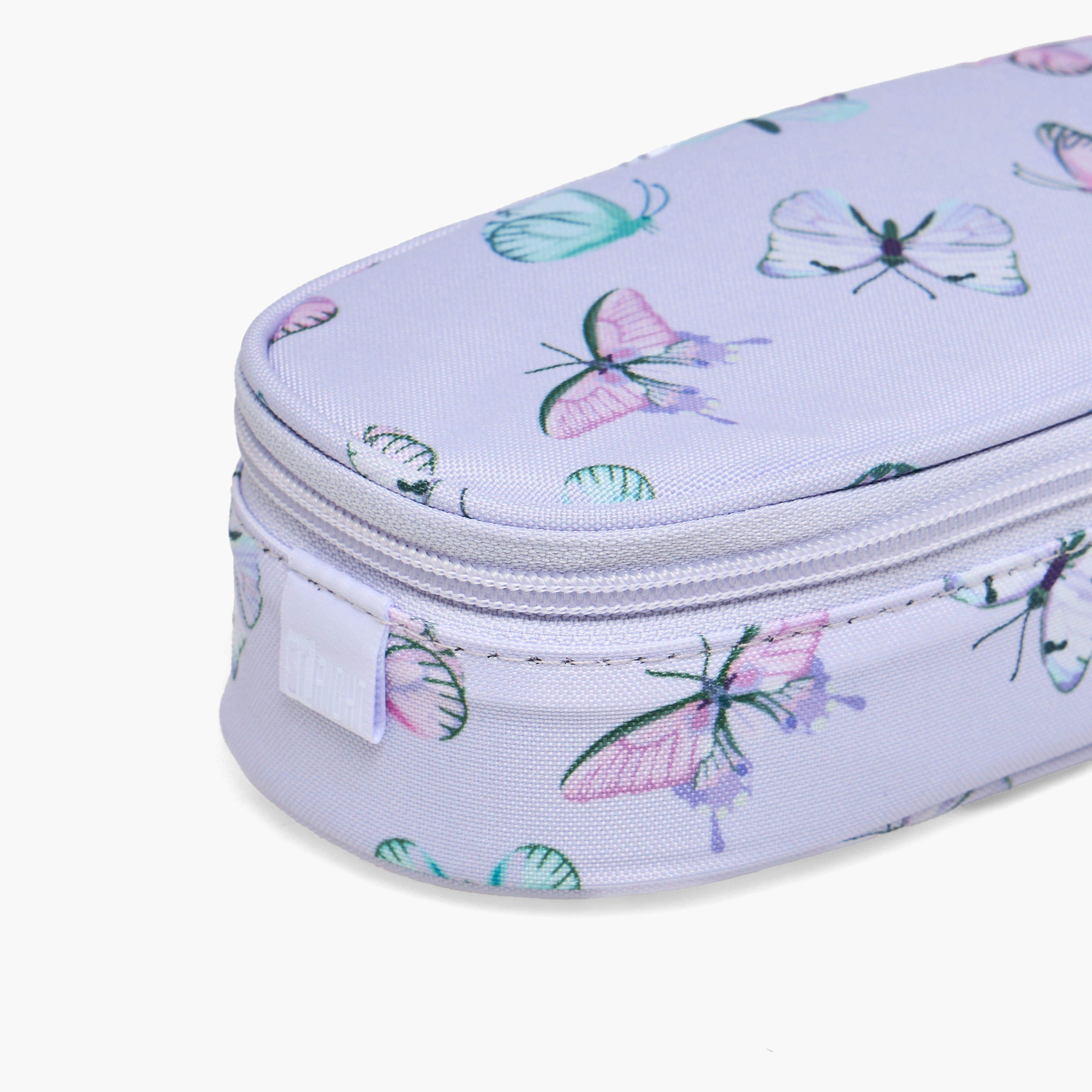 St.Right Butterfly Print Pencil Pouch with Zip Closure-school-stationery-pencilcases-image-6