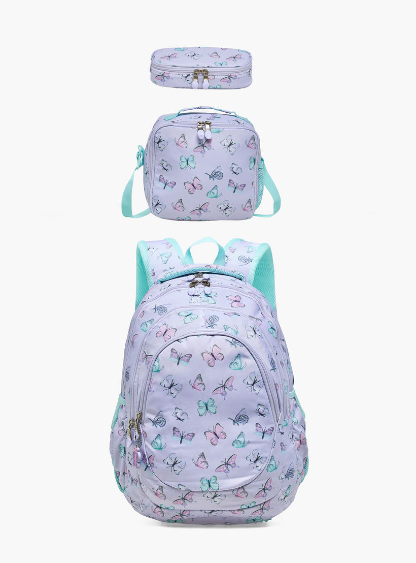 St.Right Butterfly Print Pencil Pouch with Zip Closure-school-stationery-pencilcases-image-8