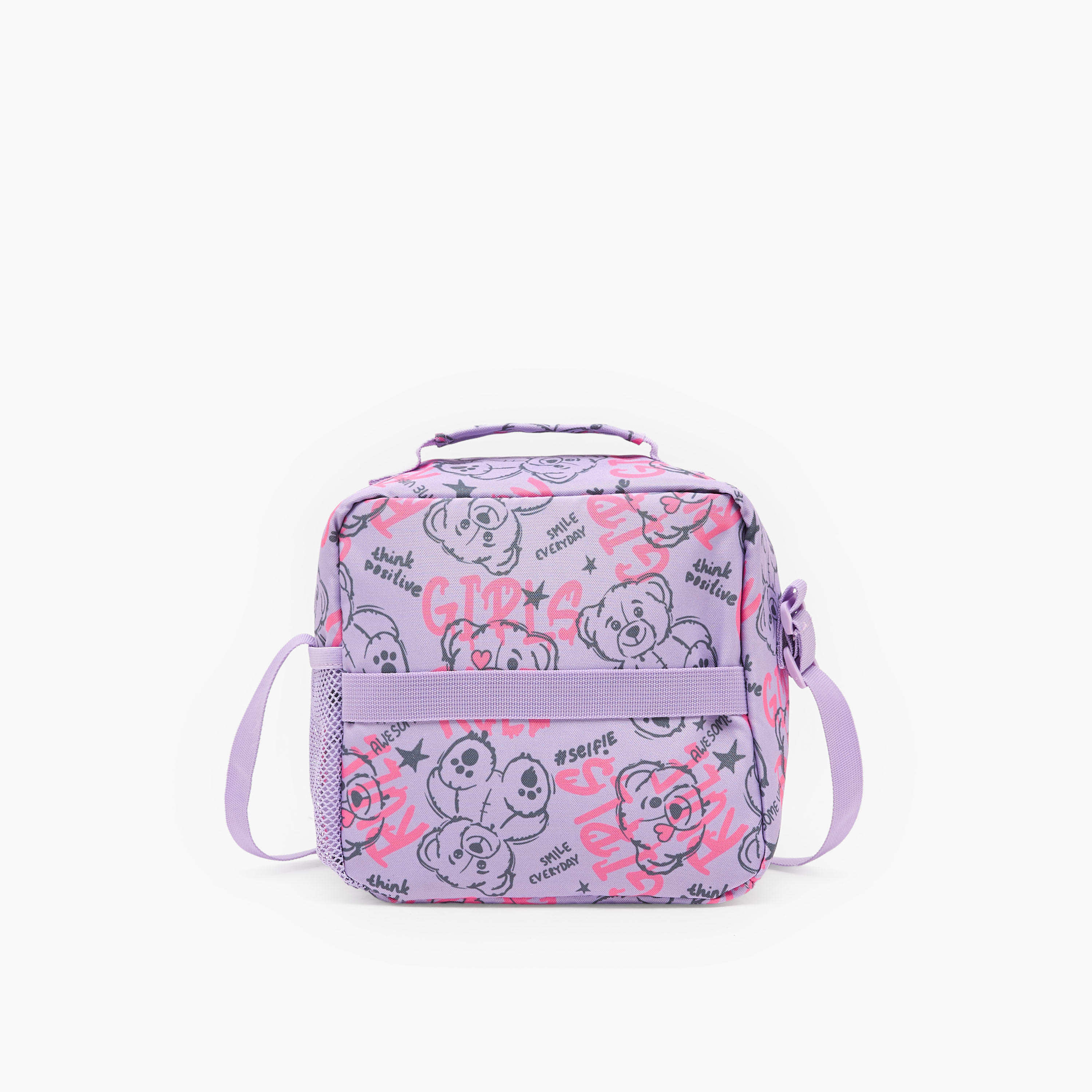 St.Right Bear Print Lunch Bag for Girls 8-13 Years with Adjustable Strap-school-lunchessentials-lunchbags-image-7