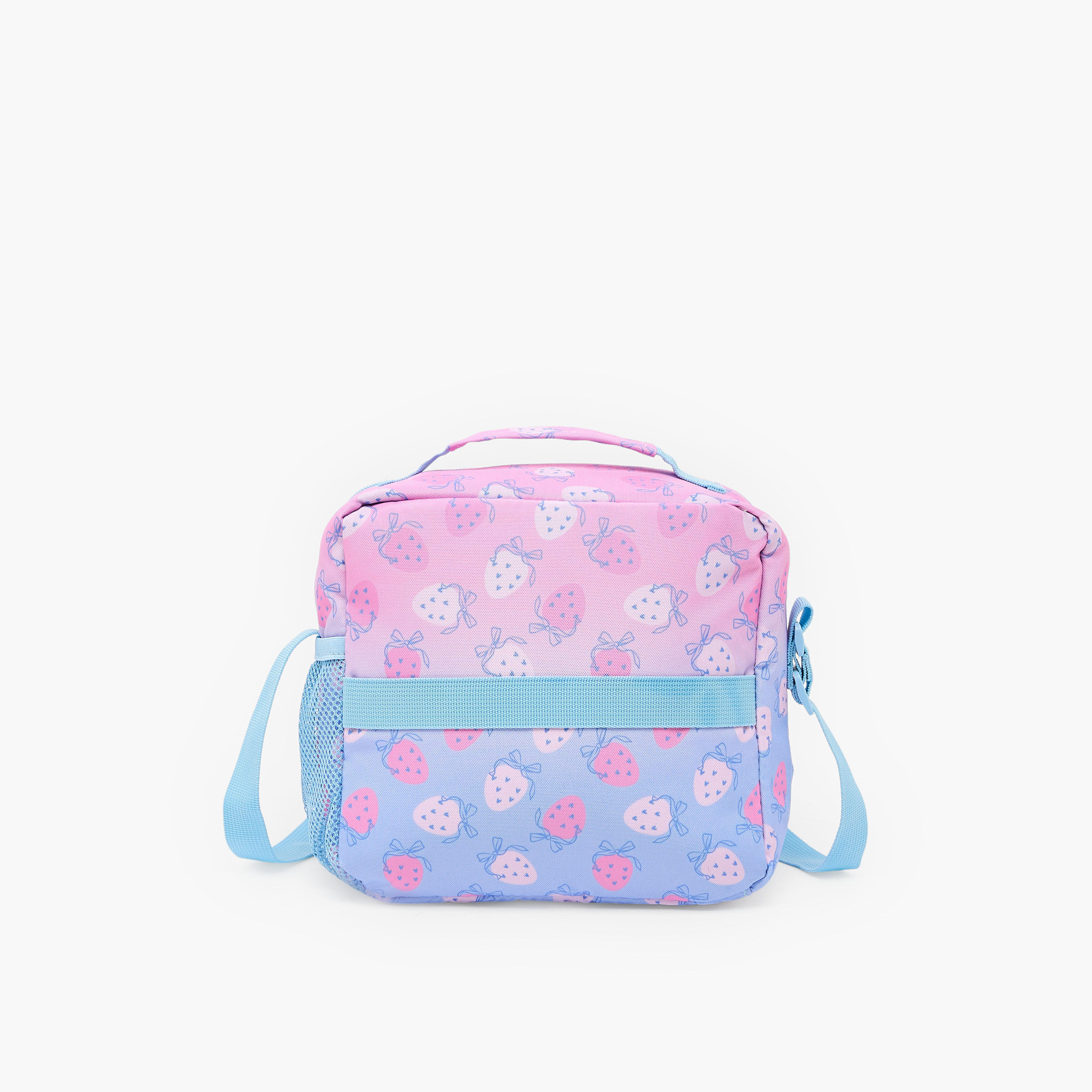 St.Right Strawberry Print Lunch Bag for Girls 8-13 Years with Adjustable Strap-school-lunchessentials-lunchbags-image-6
