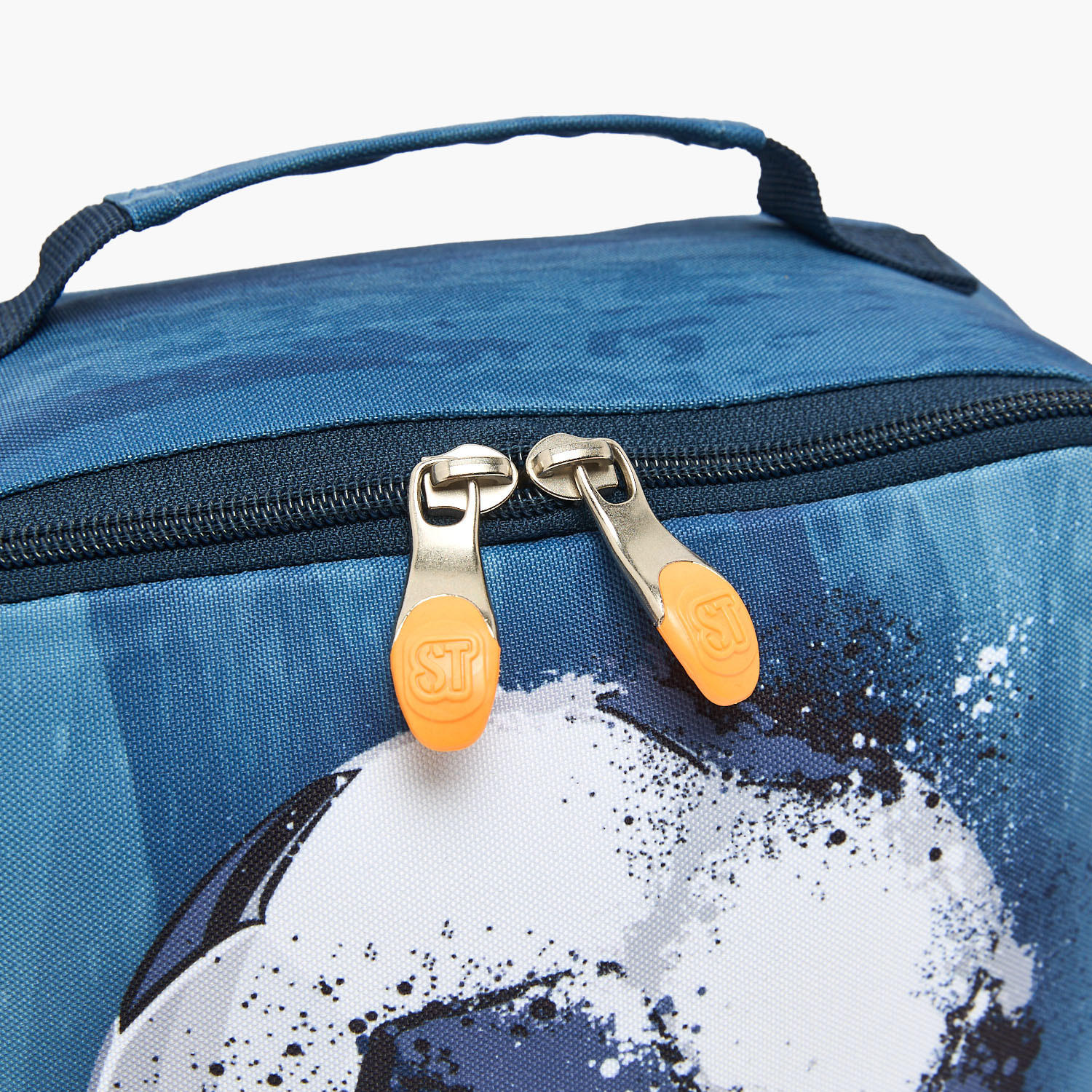 St.Right Football Print Lunch Bag for Boys 8-13 Years with Adjustable Strap-school-lunchessentials-lunchbags-image-3