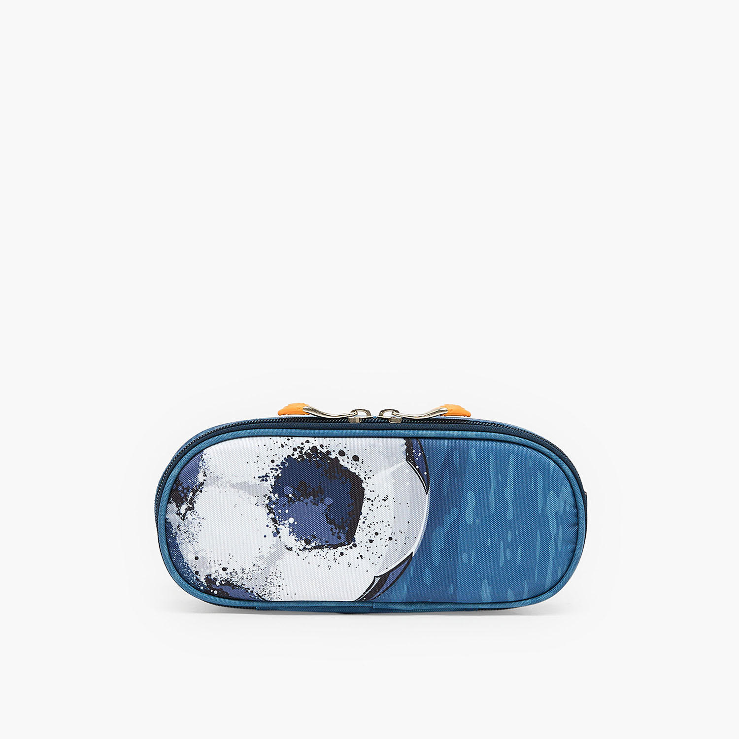 St.Right Football Print Pencil Pouch with Zip Closure-school-stationery-pencilcases-image-1