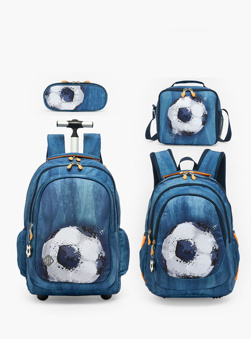 St.Right Football Print Pencil Pouch with Zip Closure-school-stationery-pencilcases-image-9
