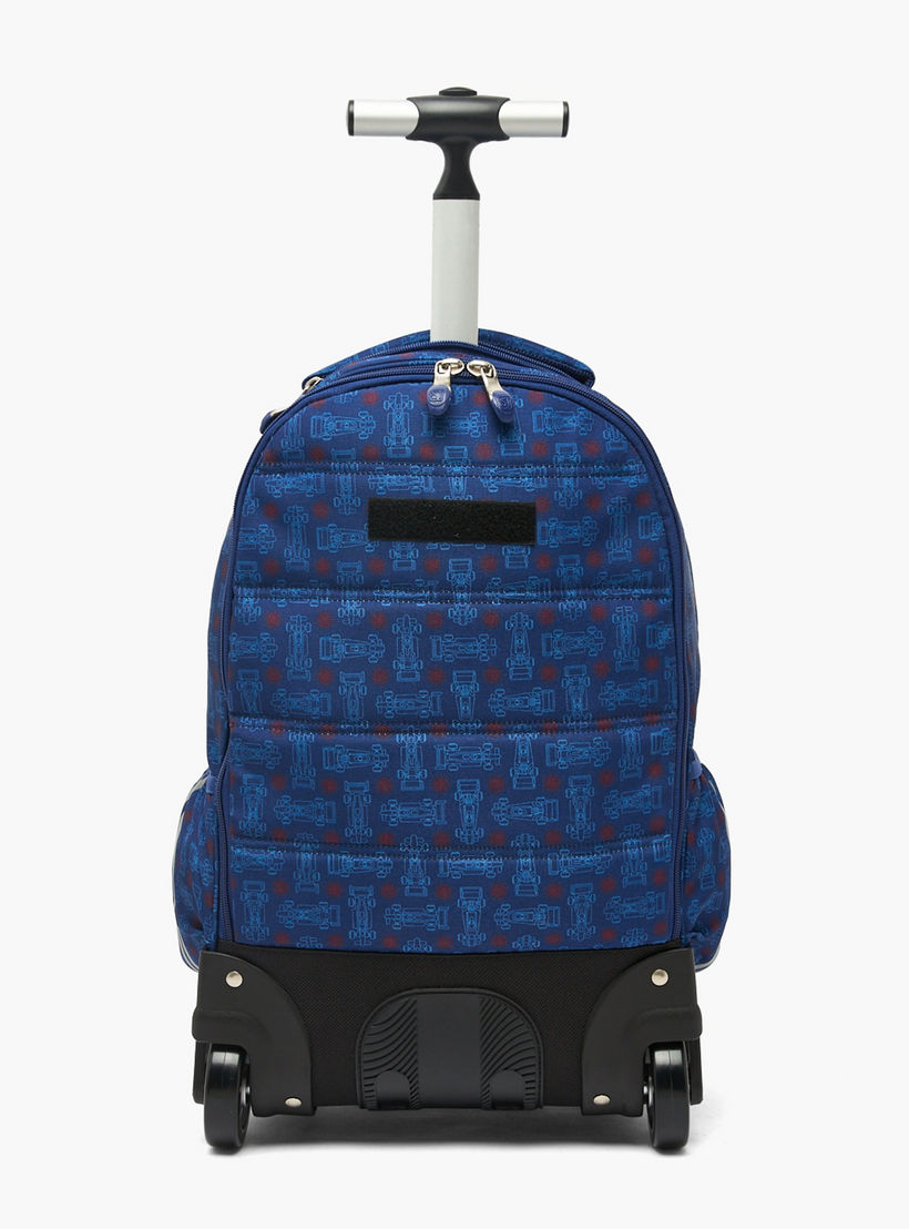 شنطة ظهر ترولي بمقبض قابل للسحب وطبعات للأولاد بعمر 8-13 سنة من سانت رايت - 18 بوصة-school-bagsandbackpacks-trolleybags-image-11