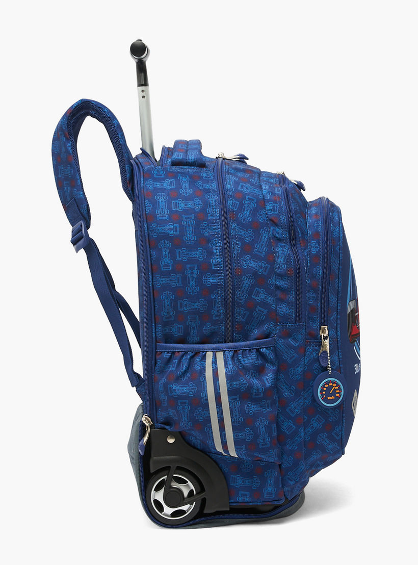 شنطة ظهر ترولي بمقبض قابل للسحب وطبعات للأولاد بعمر 8-13 سنة من سانت رايت - 18 بوصة-school-bagsandbackpacks-trolleybags-image-9