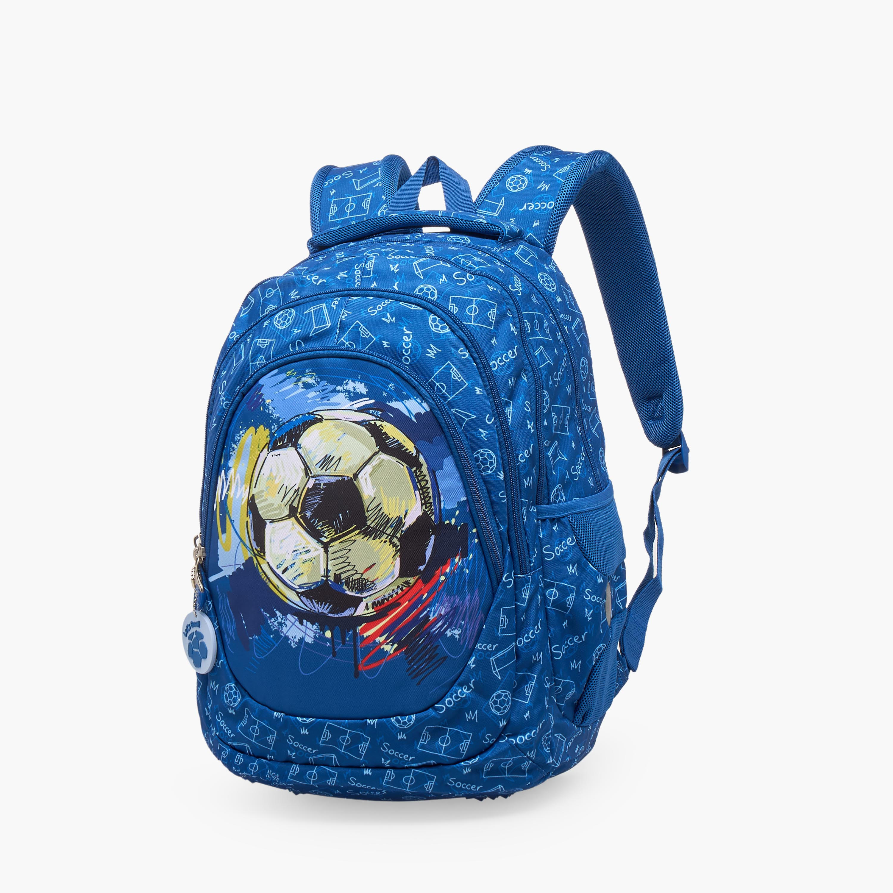 St.Right Football Print Backpack for Boys 8-13 Years with Padded Straps - 18 inch-school-bagsandbackpacks-backpacks-image-2