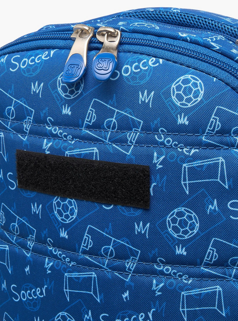 St.Right Football Print Trolley Backpack for Boys 8-13 Years with Retractable Handle - 18 inches-school-bagsandbackpacks-trolleybags-image-14