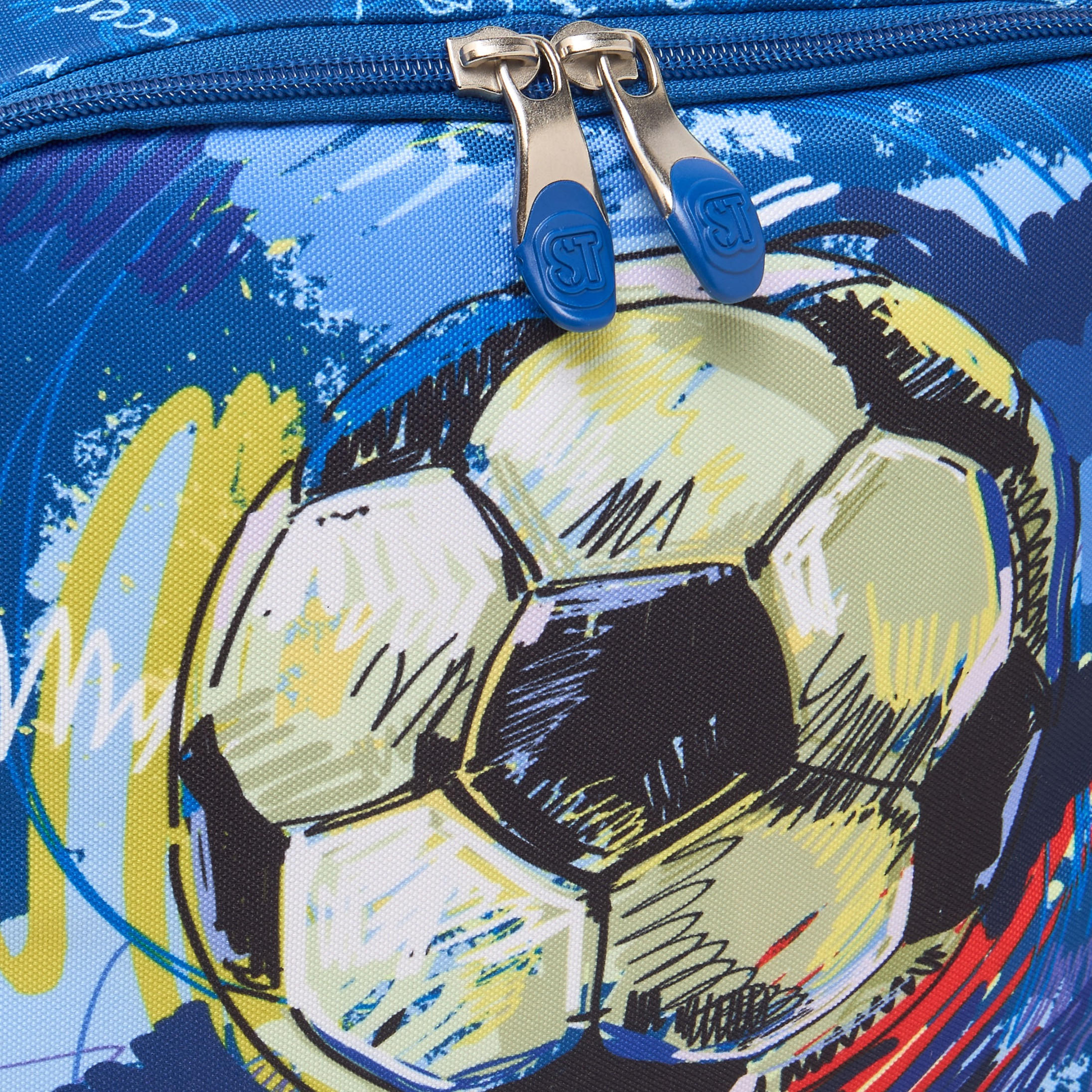 St.Right Football Print Lunch Bag for Boys 8-13 Years with Adjustable Strap-school-lunchessentials-lunchbags-image-3