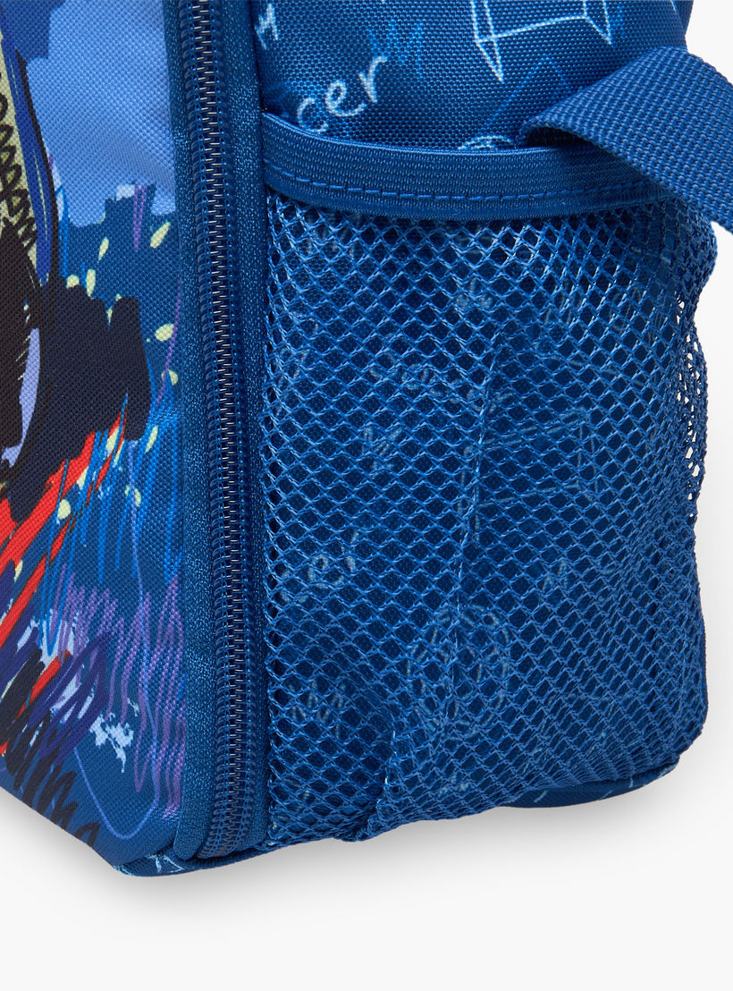 St.Right Football Print Lunch Bag for Boys 8-13 Years with Adjustable Strap-school-lunchessentials-lunchbags-image-4