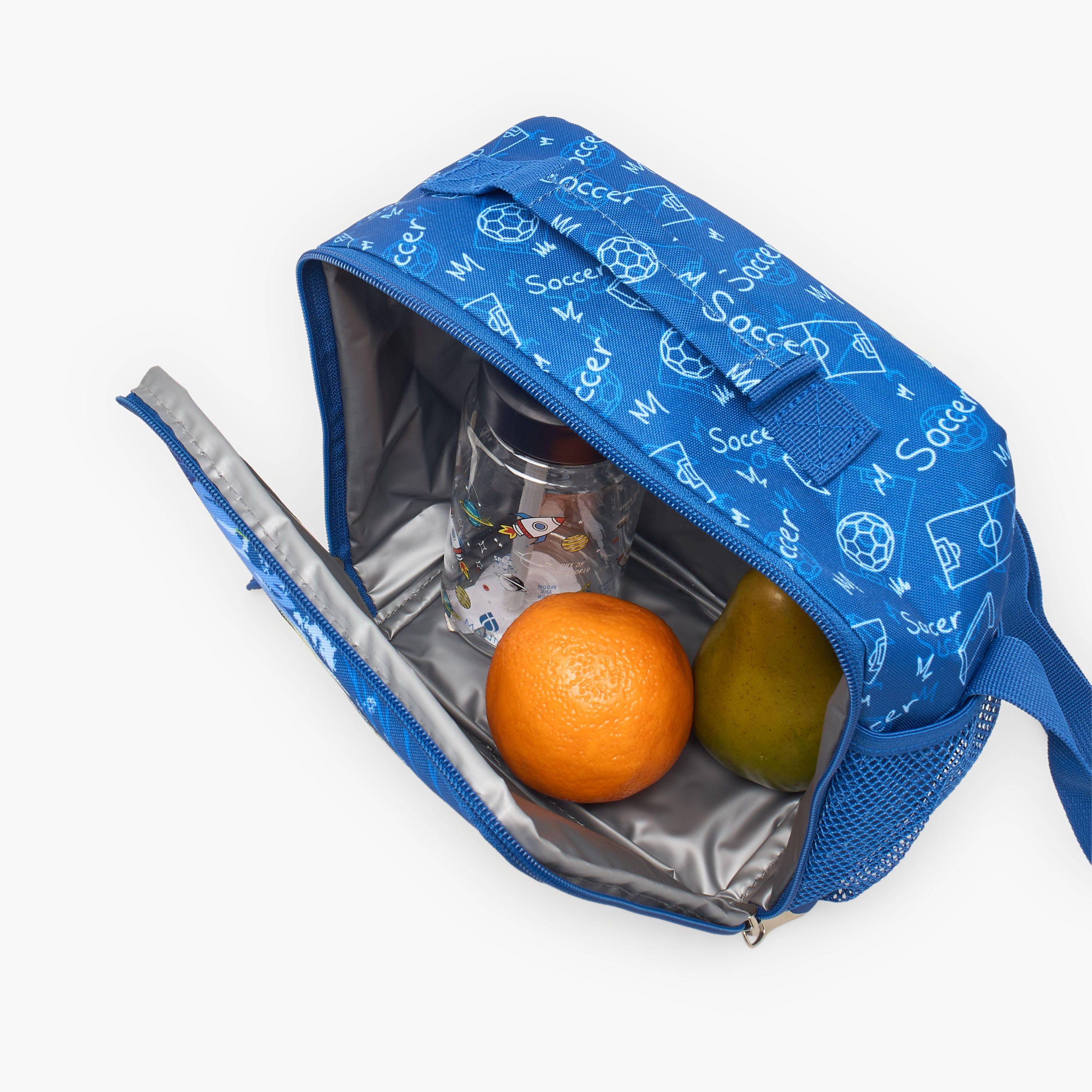 St.Right Football Print Lunch Bag for Boys 8-13 Years with Adjustable Strap-school-lunchessentials-lunchbags-image-6