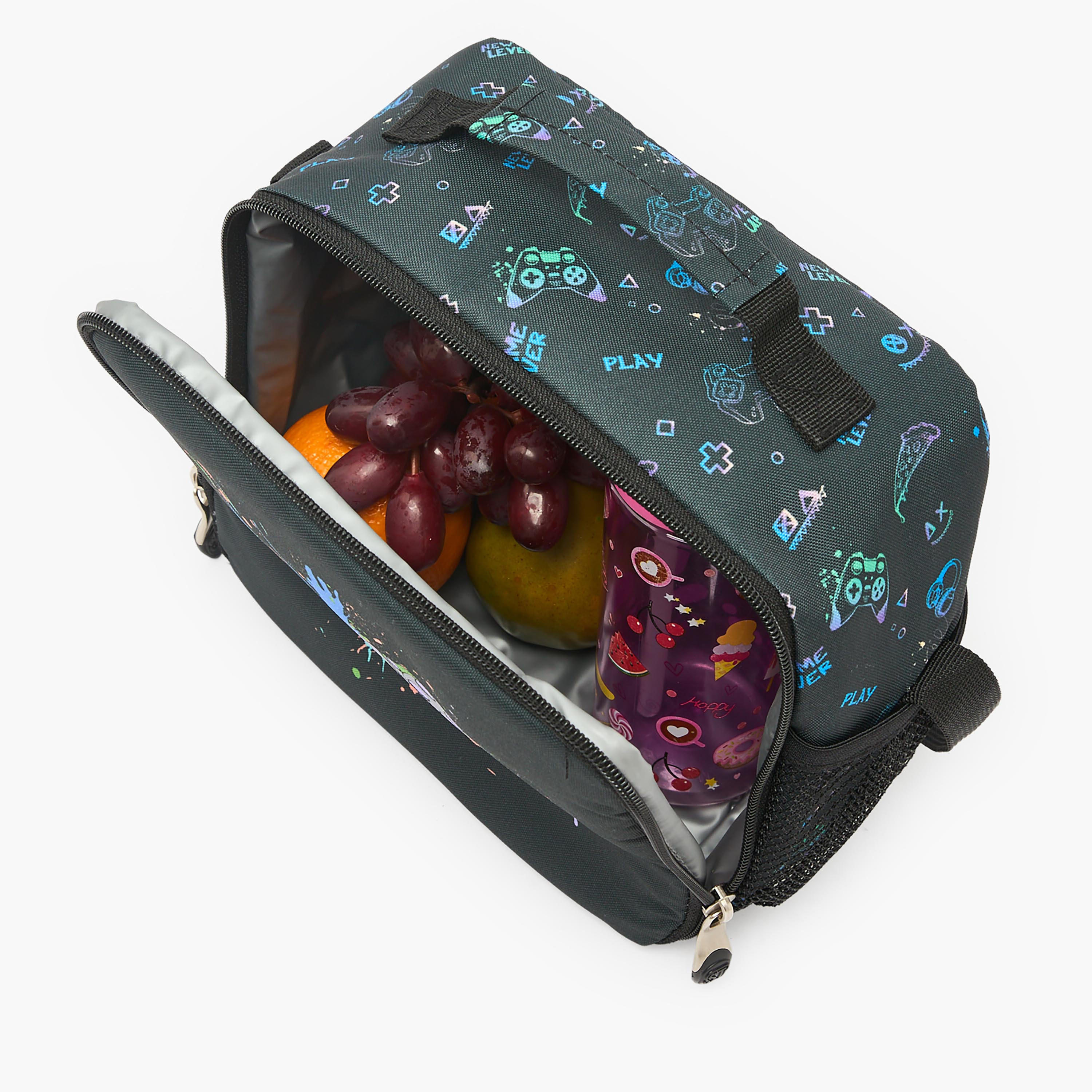 St.Right Game Controller Print Lunch Bag for Boys 8-13 Years with Adjustable Strap-school-lunchessentials-lunchbags-image-5