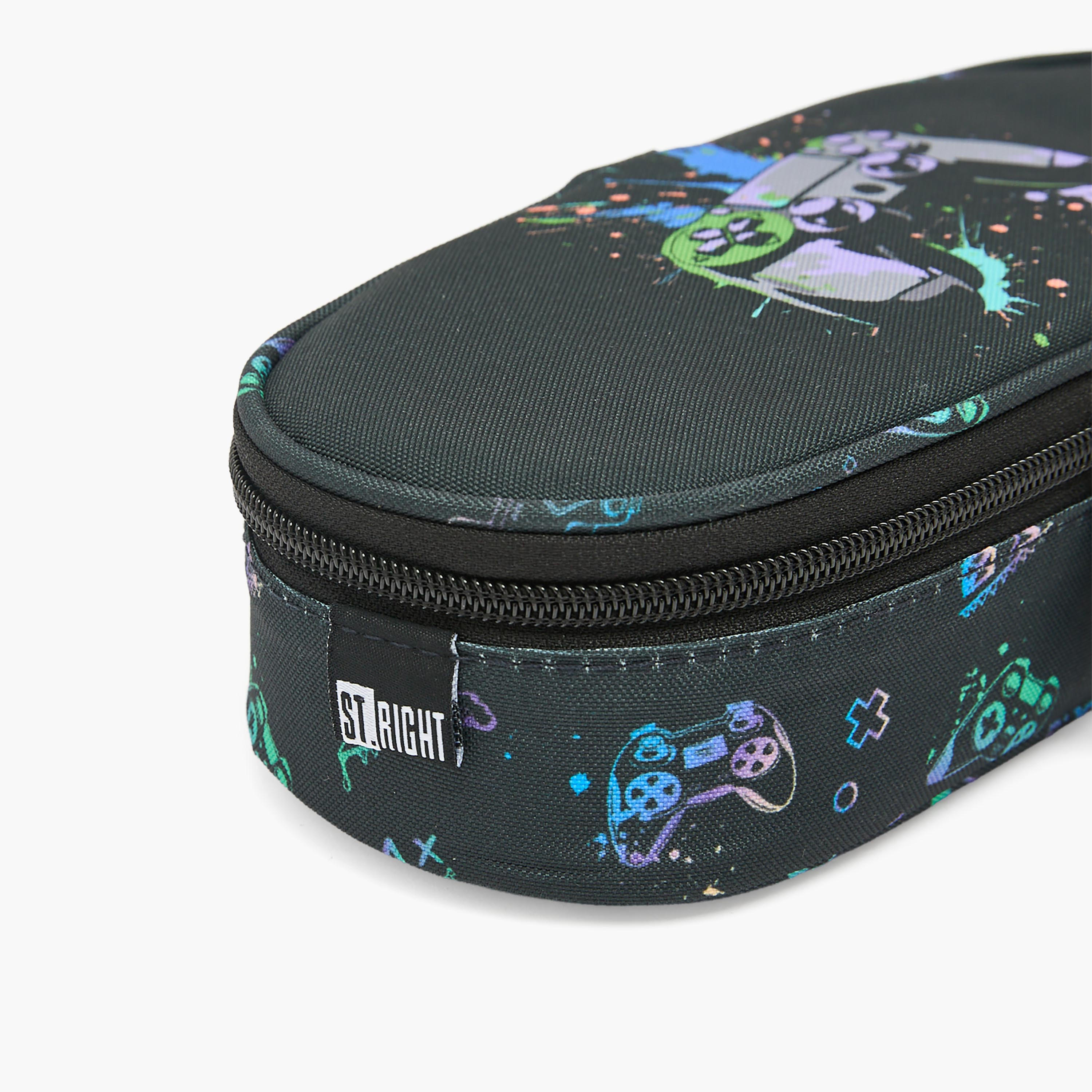 St.Right Game Controller Print Pencil Case with Zip Closure-school-stationery-pencilcases-image-6